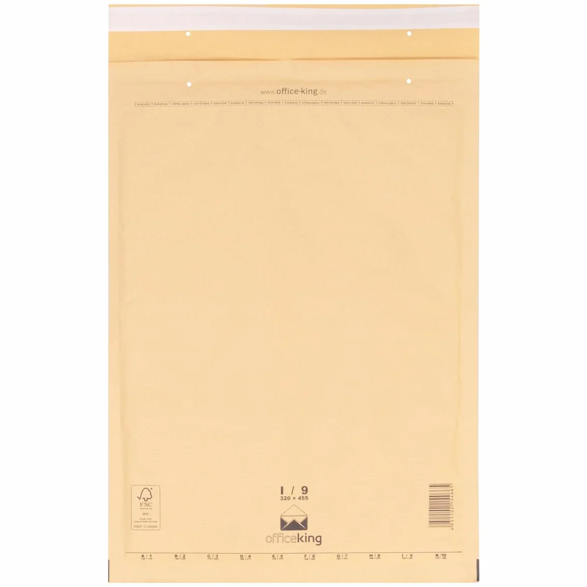 verpacking 50 Buste gialle imbottite 32 x 45,5 cm I9 - Buste pluriball, Buste con bolle