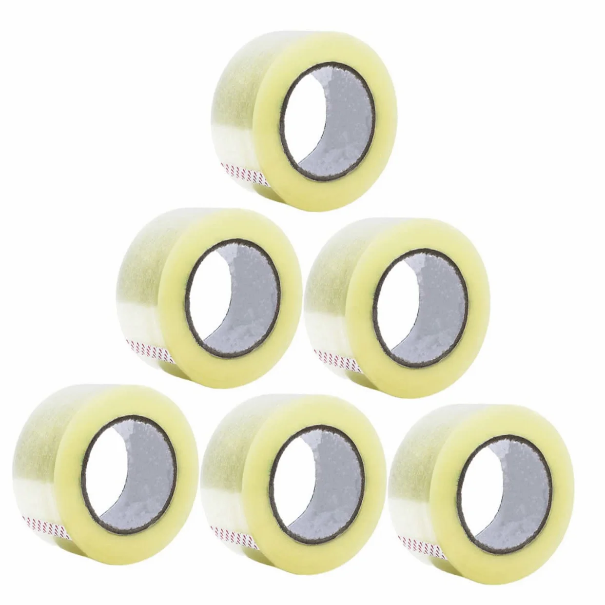 MAGICLULU 6 Nastro Adesivo Trasparente Alta Adesione Basso Rumore Per Imballaggio e Spedizione Pratico e Resistente