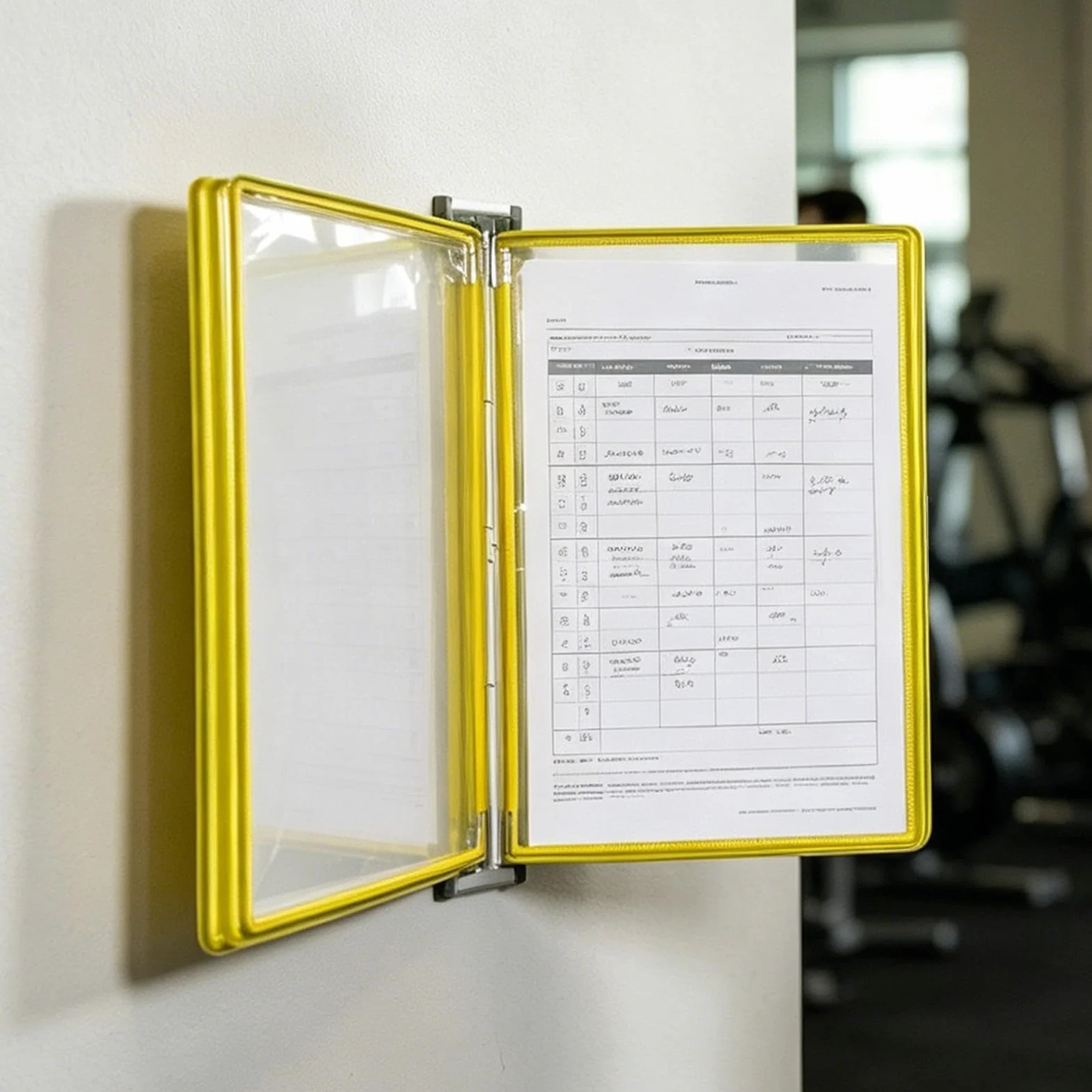 Organizer A Parete Per Riferimenti Supporto Magnetico Certificati | Espositore a parete per ricette Per Negozi, Menù, Ricette, A4, Poster, Ufficio, Aula, Lavoro, Insegnanti, Cantiere,