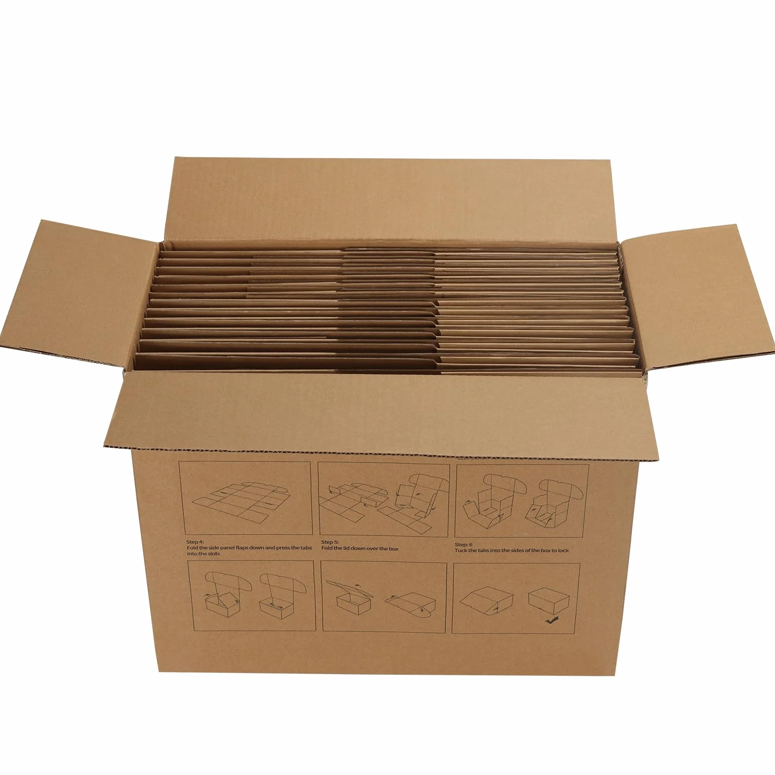 HORLIMER Scatola di Cartone per Spedizione 30.5x22.9x15.3cm, Marrone Set di 15