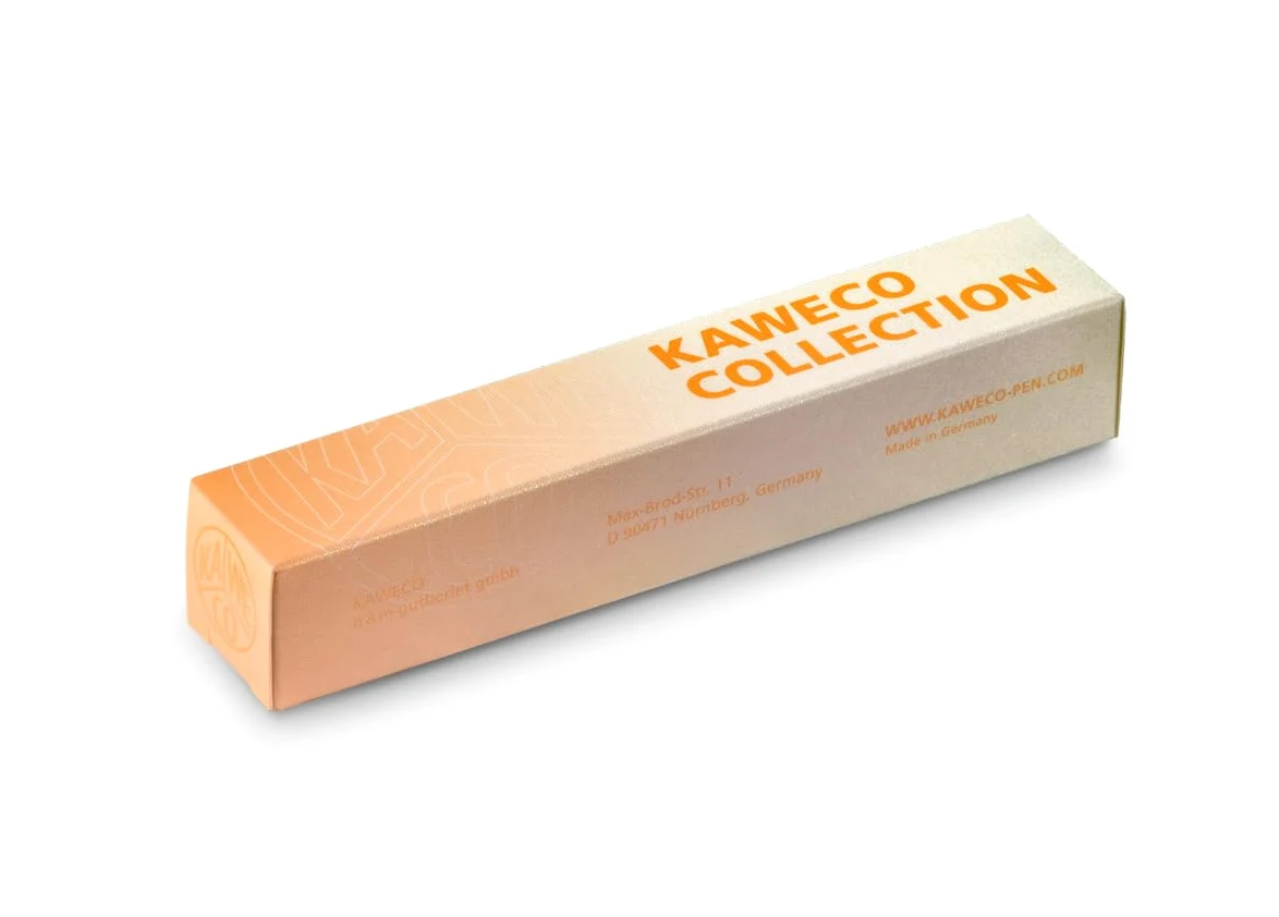 Kaweco COLLECTION - Penna stilografica con pennino in acciaio, per cartucce d'inchiostro, 13 cm, pennino F, colore: albicocca