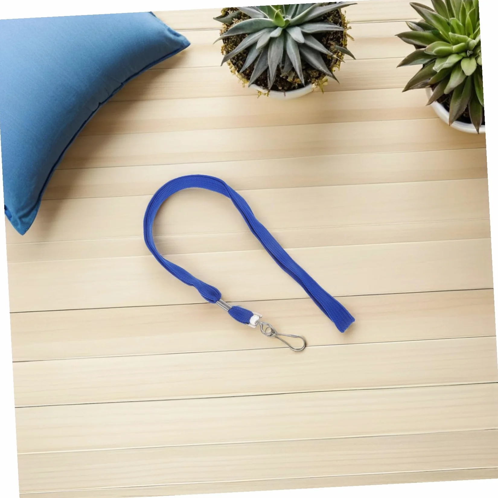 100 pezzi Laccio Porta Badge con Clip Resistente Cordino Collo Leggero e Sicuro per Id Targhette per Ufficio Scuola e Infermieri