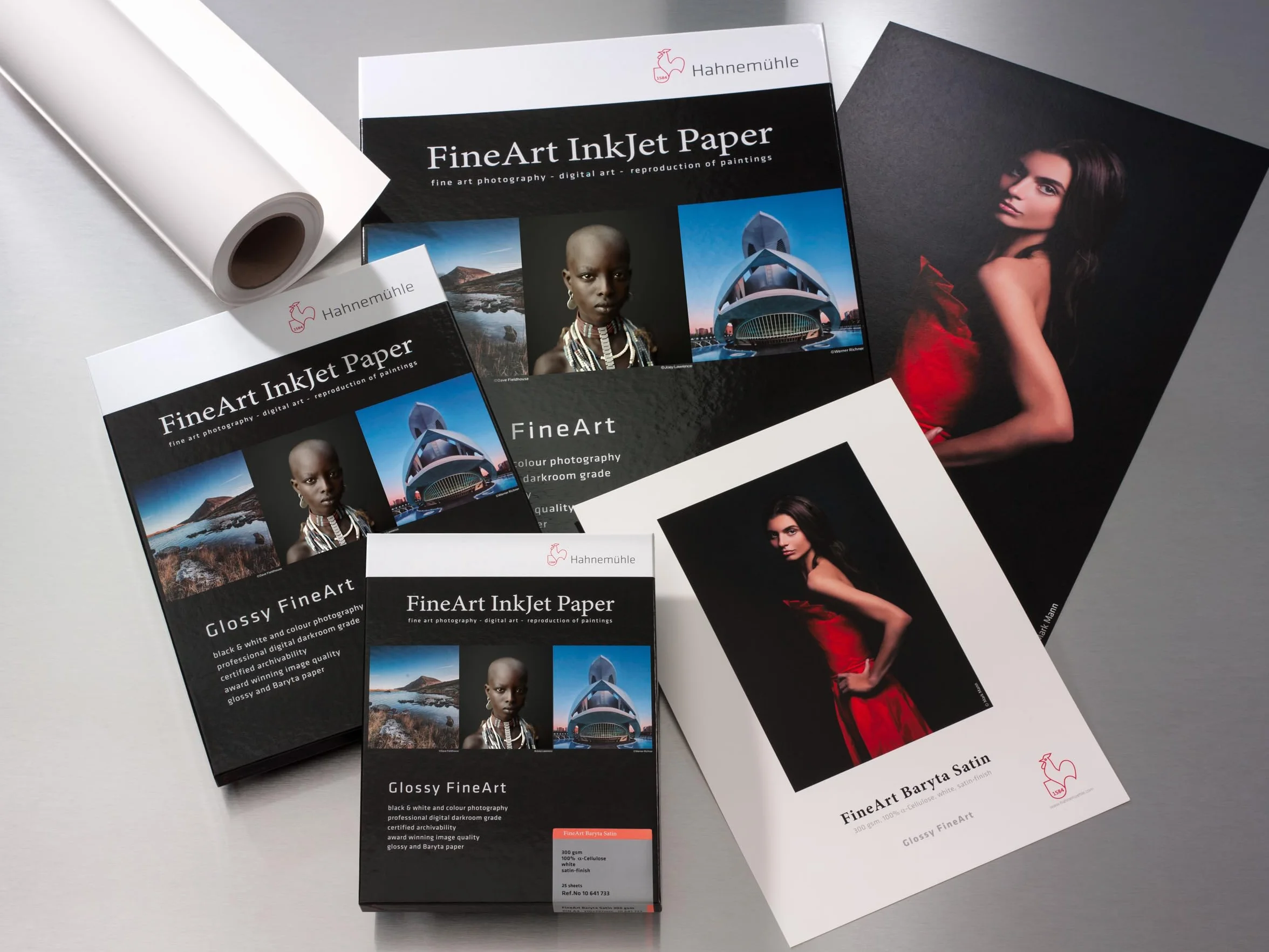 Papier Hahnem?hle Fine Art Baryta Satin 300g, A4, 25 feuilles