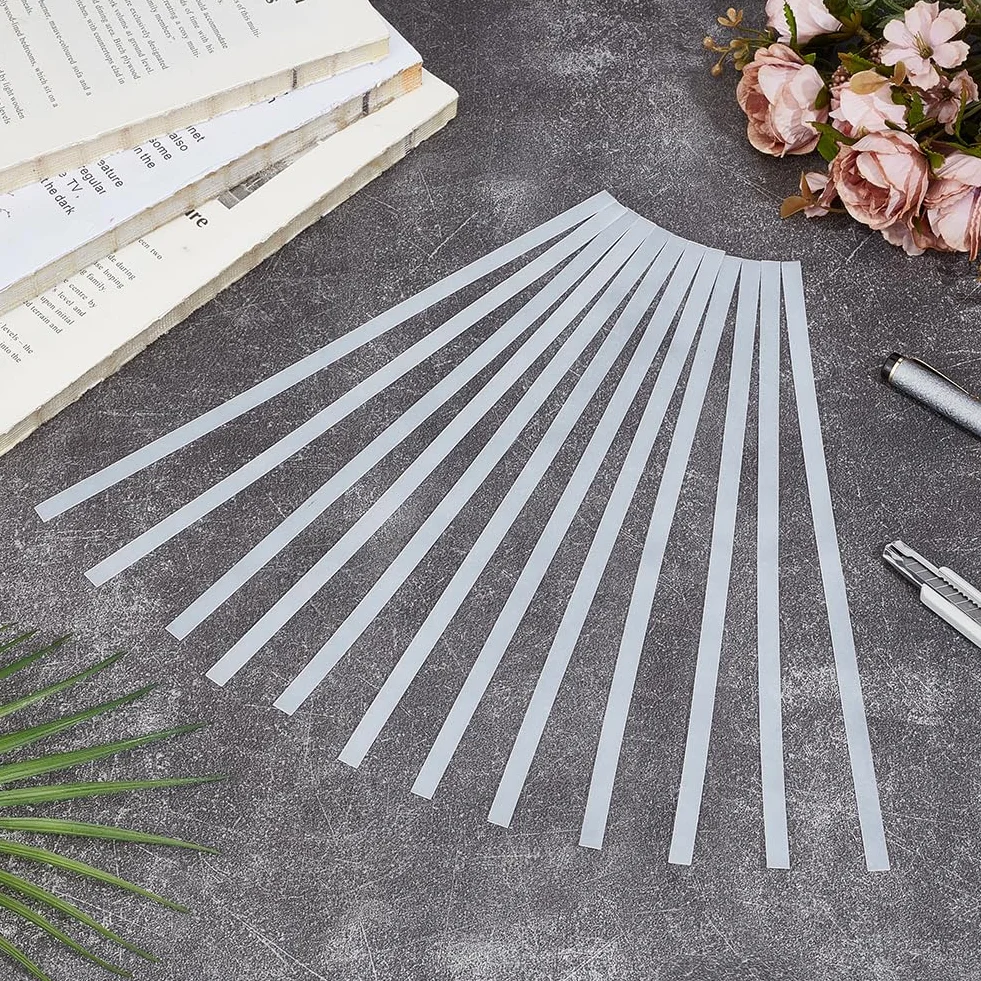 BENECREAT Strisce Adesive per Rilegatura Termica 80 pz 280x8x1mm