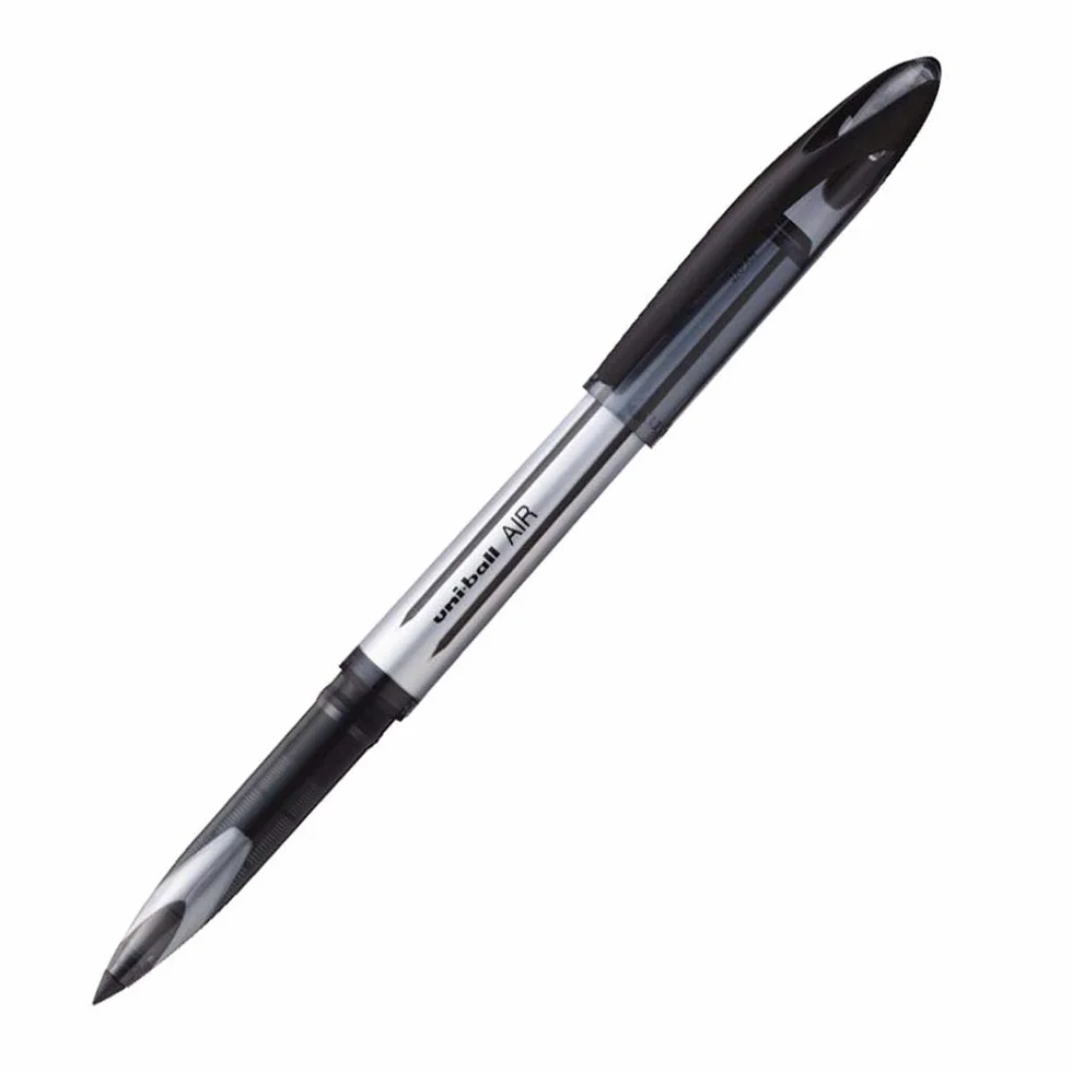 Uni-ball UB-188-L Air Rollerball Pen 12-Pack, Inchiostro Nero Super Ink
