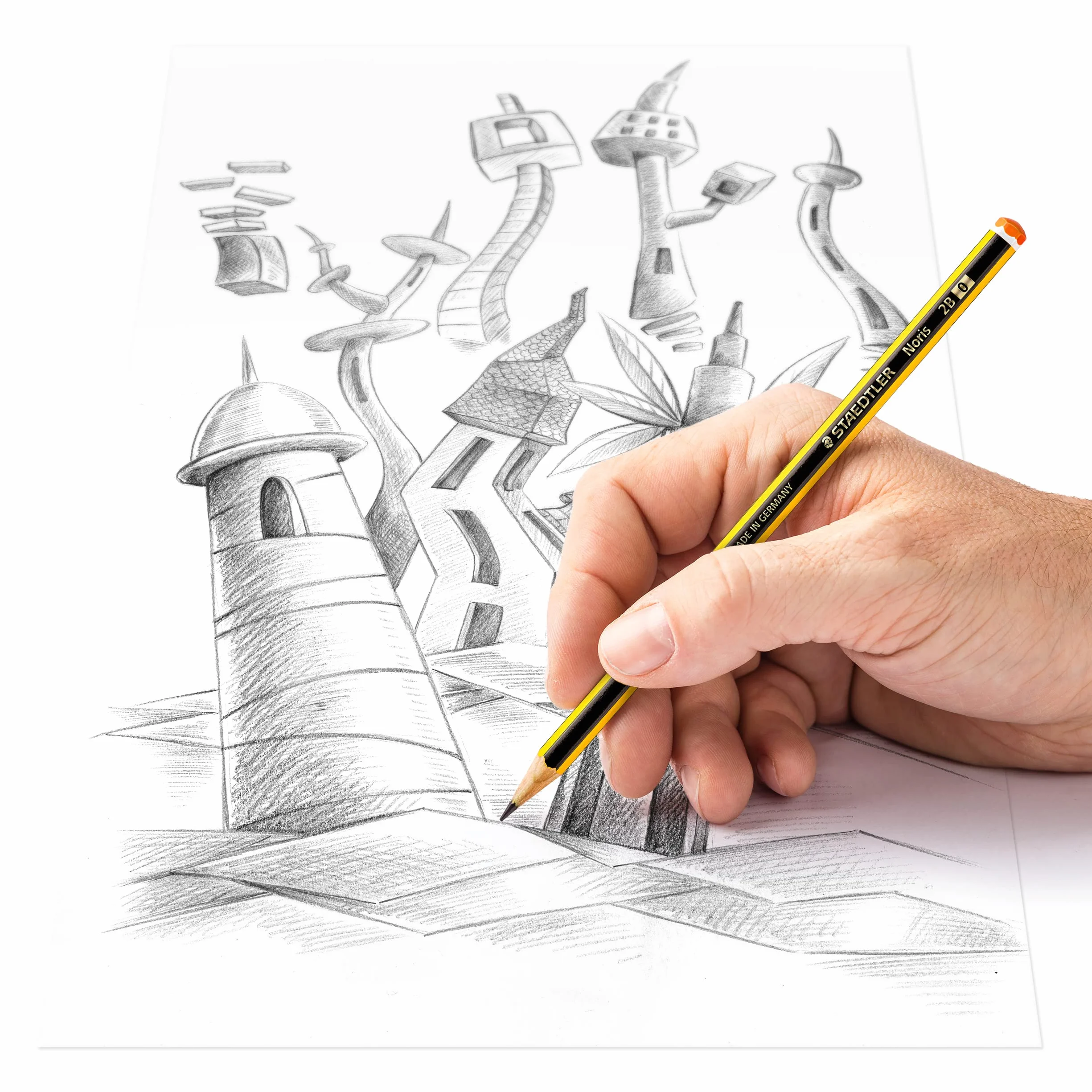 Staedtler 120-0 Matita in Grafito 2B, 12 Pezzi