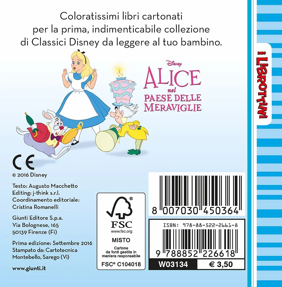 Alice nel paese delle meraviglie librottini