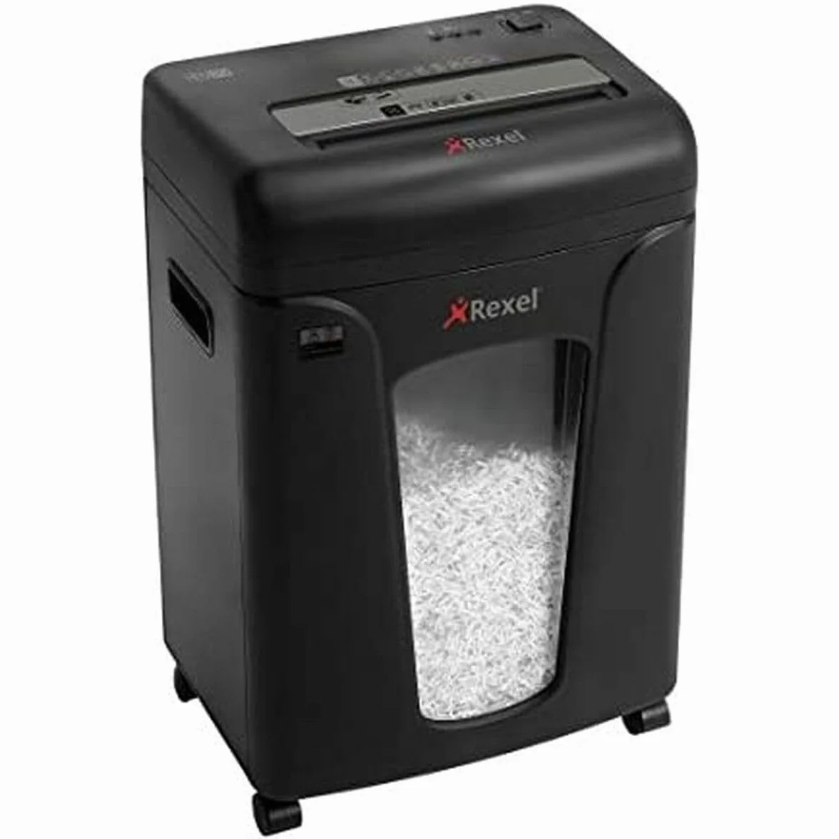 REXEL REM820 - Distruggidocumenti Manuale - 8 Fogli, Taglio Micro, Sicurezza P-5, Capacità 21 Litri, 2104010EU