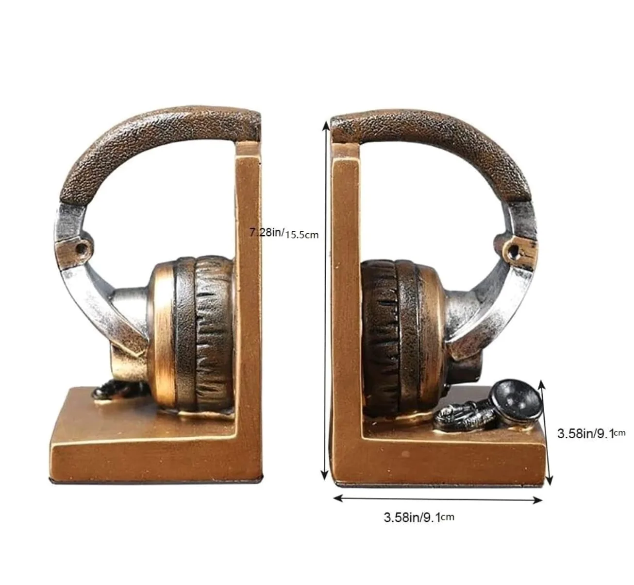 Reggi Libri, Fermalibri Fermalibri Per Cuffie Classici Decorativi Per La Scuola Del'home Office Ufficio Casa Scrivania