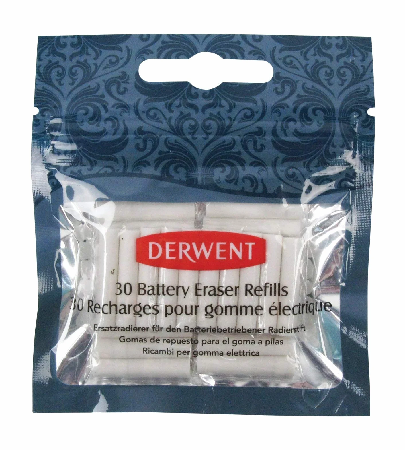 Derwent Gomme di Ricambio per Gomma a Batteria 30 pezzi