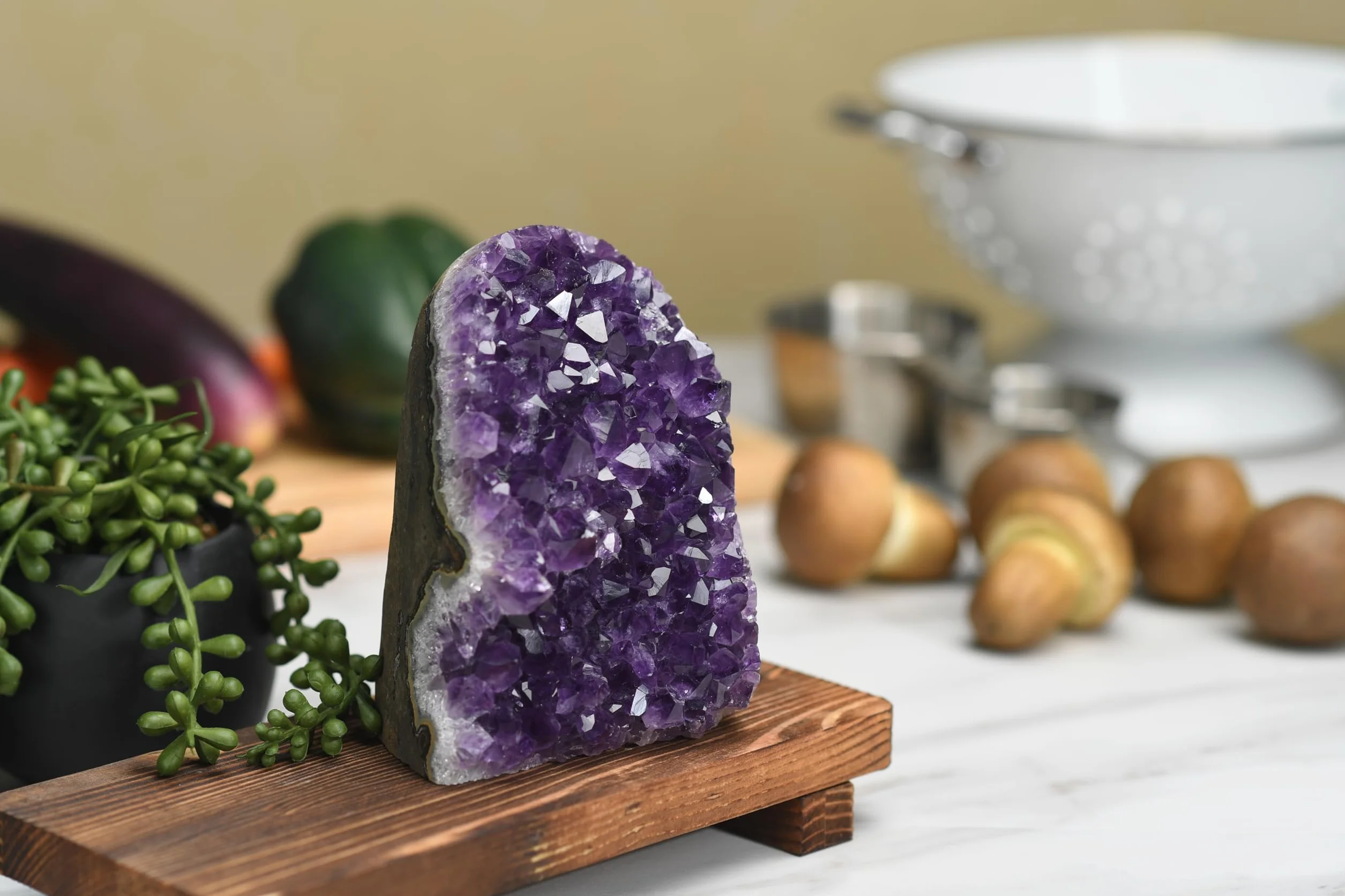 Extreme Polished Amethyst Cluster