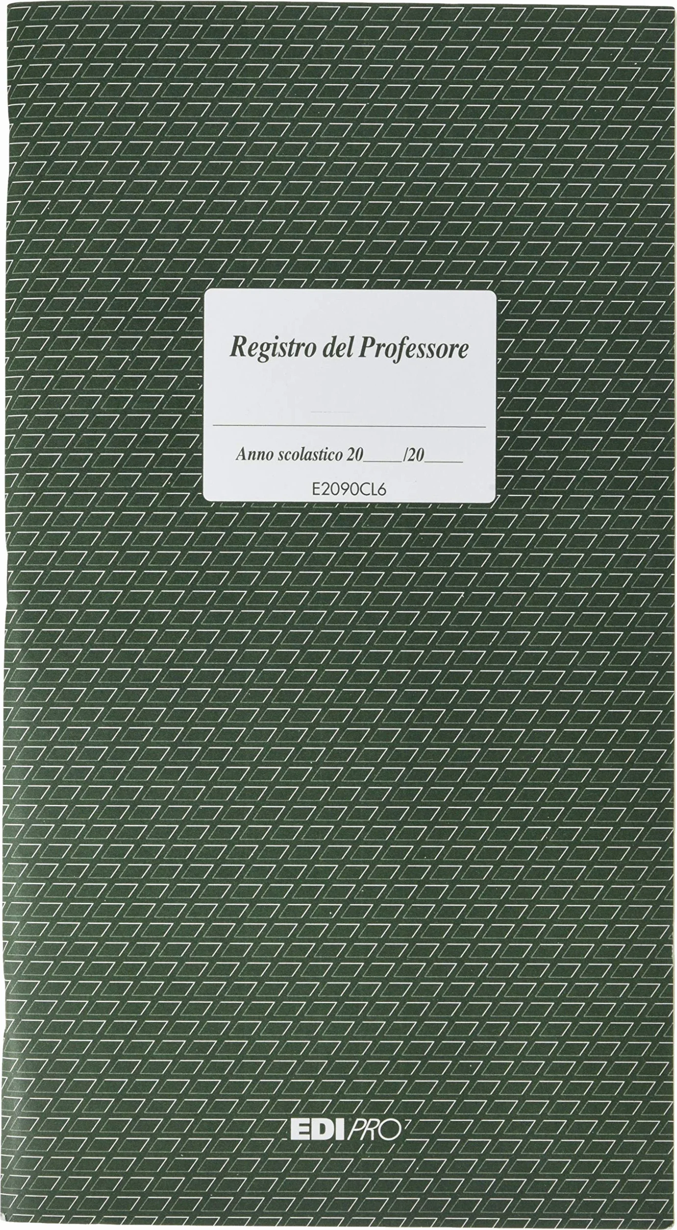 Edipro E2090CL6 Registro del professore a 6 classi 31x17