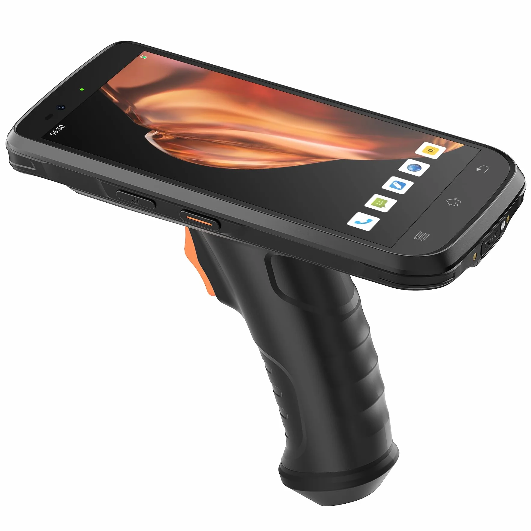 Inateck Android 12 Scanner di Codici a Barre PDA, Schermo Touch 6", Lettore 1D/2D con Impugnatura, Bluetooth, IP66 6500mAh, Wi-Fi 6 e 4G, per Commercio, Magazzino, Logistica, Sanità