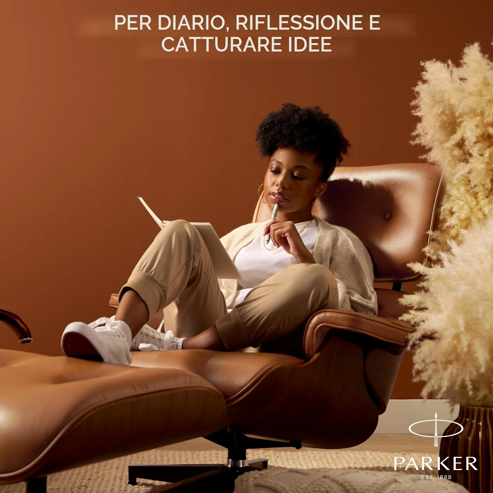 Parker IM Penna roller | Collezione Finishing Touch | finitura sabbia | punta media | inchiostro nero | confezione regalo