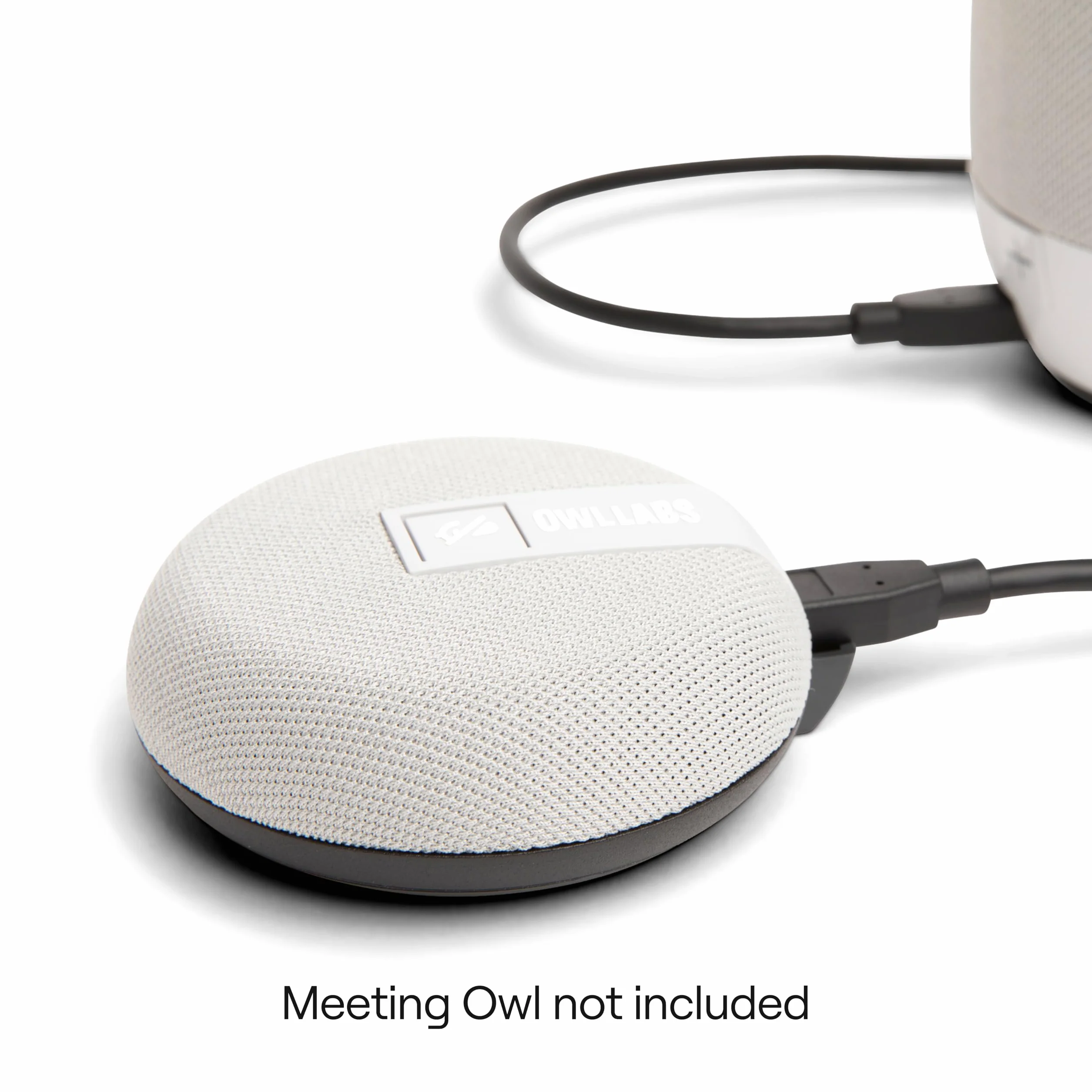 Microfono di espansione Owl Labs per Meeting Owl 4+ e Meeting Owl 3: estende la portata audio in spazi più ampi di 8 piedi (2,5 metri) nella direzione del microfono – grigio