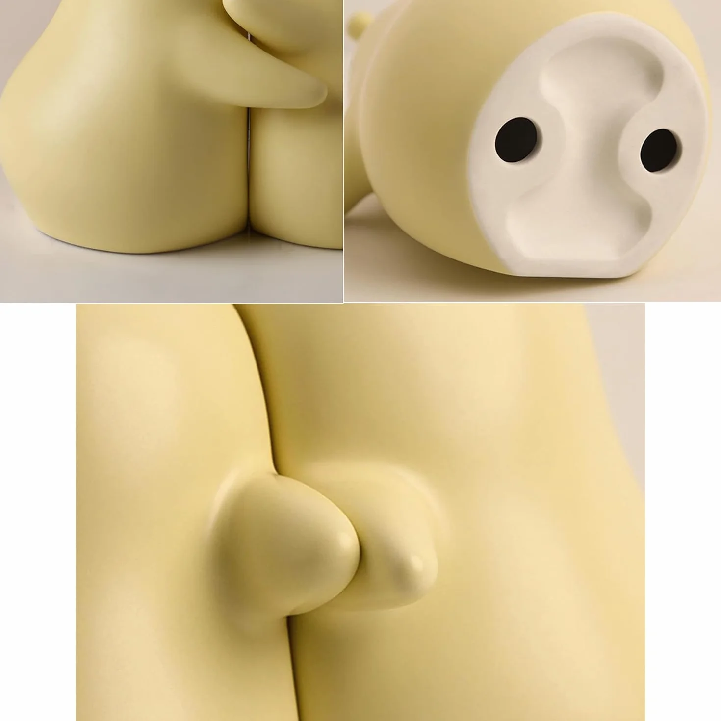 Serra Libro Pera 1 Coppia Ceramica Decorativa per Scuola Ufficio Casa Giallo