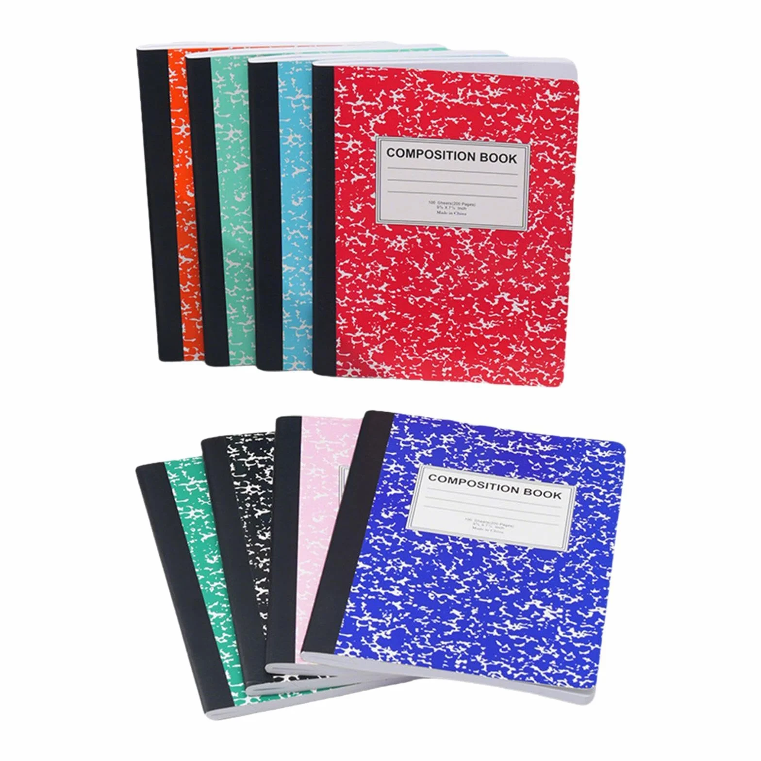 8 Pezzi Quaderno Taccuino Diario Agenda con Rilegatura a Filo Flessibile E Copertina Morbida Adatto a Studenti E Professionisti per Ufficio E Scuola, Multicolore