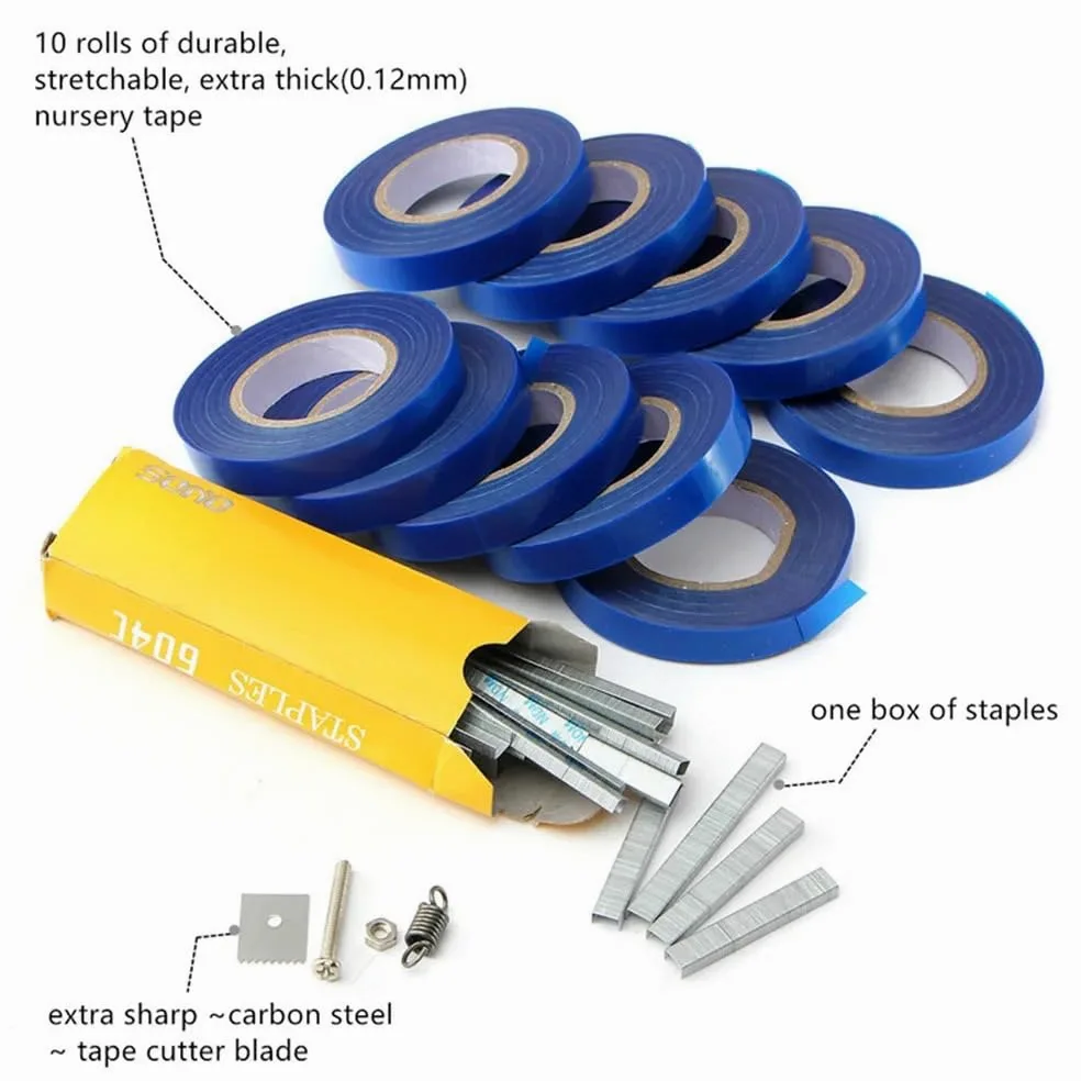 Macchine rilegatrici APPETTRIA DI PIANTA DI PIANTA DI PIANTA MACCHINA A MATRINA TAPENER Rilegatrice(YELLOW 10PC Blue)