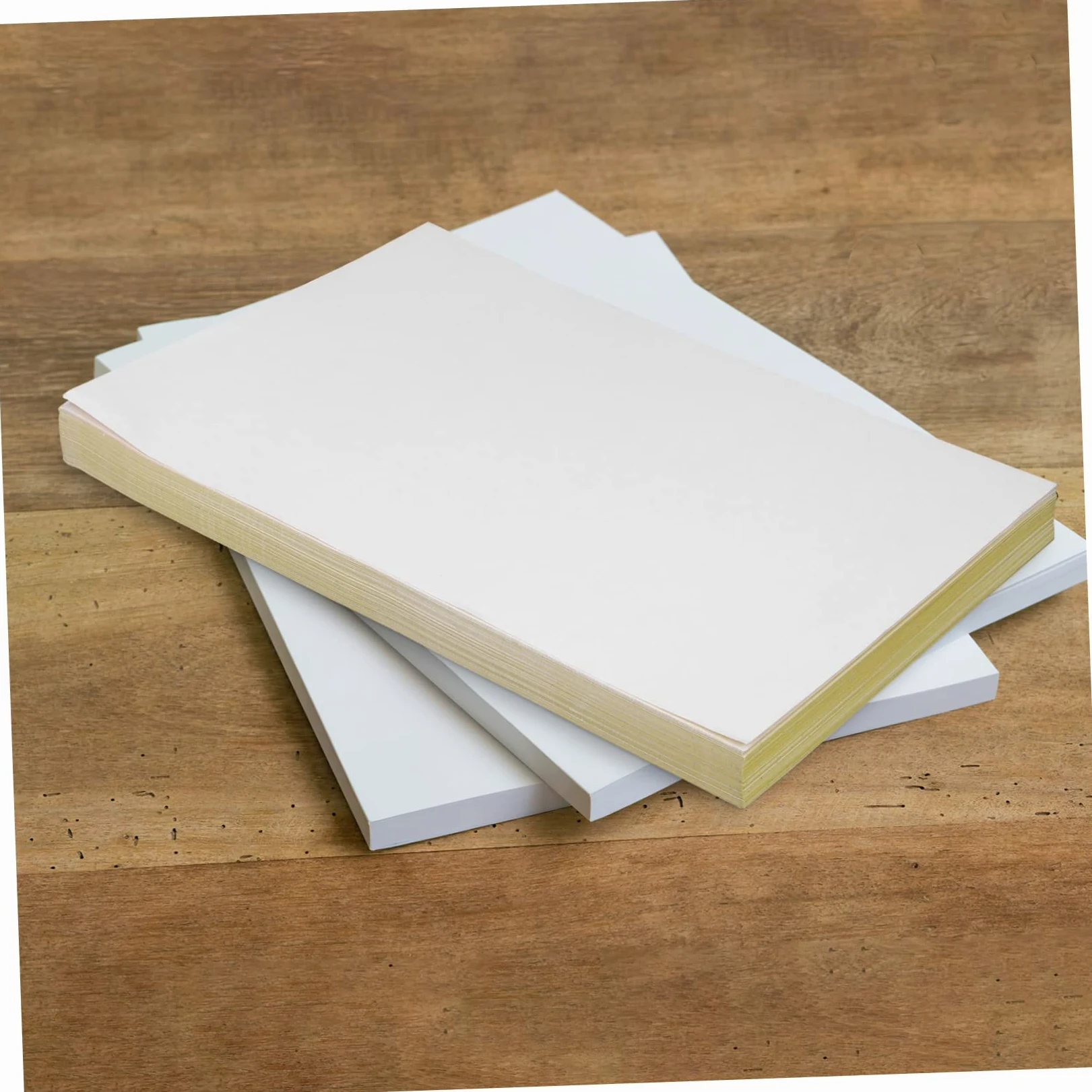 Uonlytech 100fogli Carta Adesiva Bianca Per Stampante Getto d Inchiostro Carta Adesiva Opaca Di Per Etichette Personalizzate