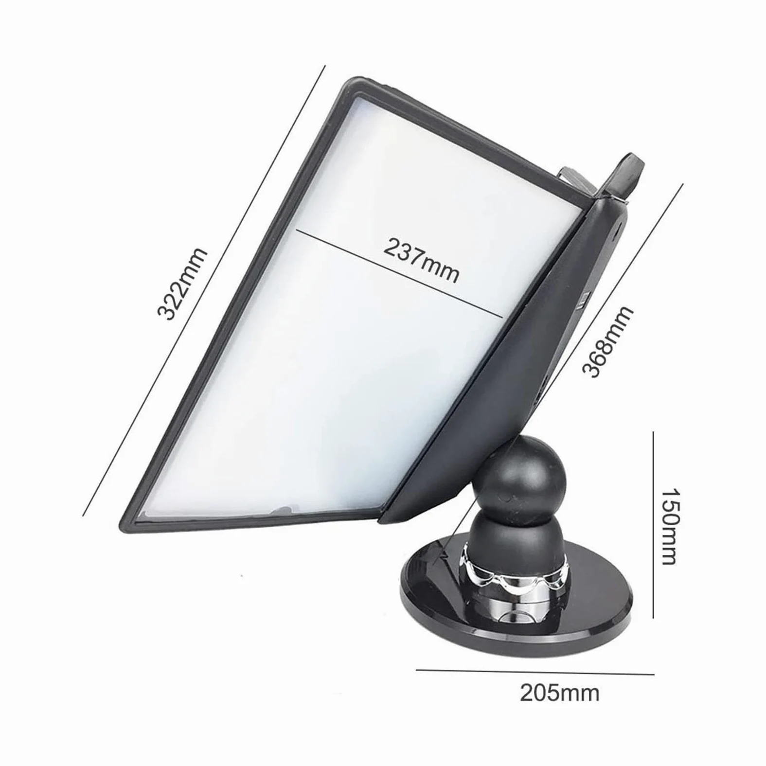 Portadocumenti da scrivania in PVC+metallo con 10 tasche, formato lettera | Espositore e contenitore for ufficio: supporto da scrivania regolabile con 10 tasche formato lettera