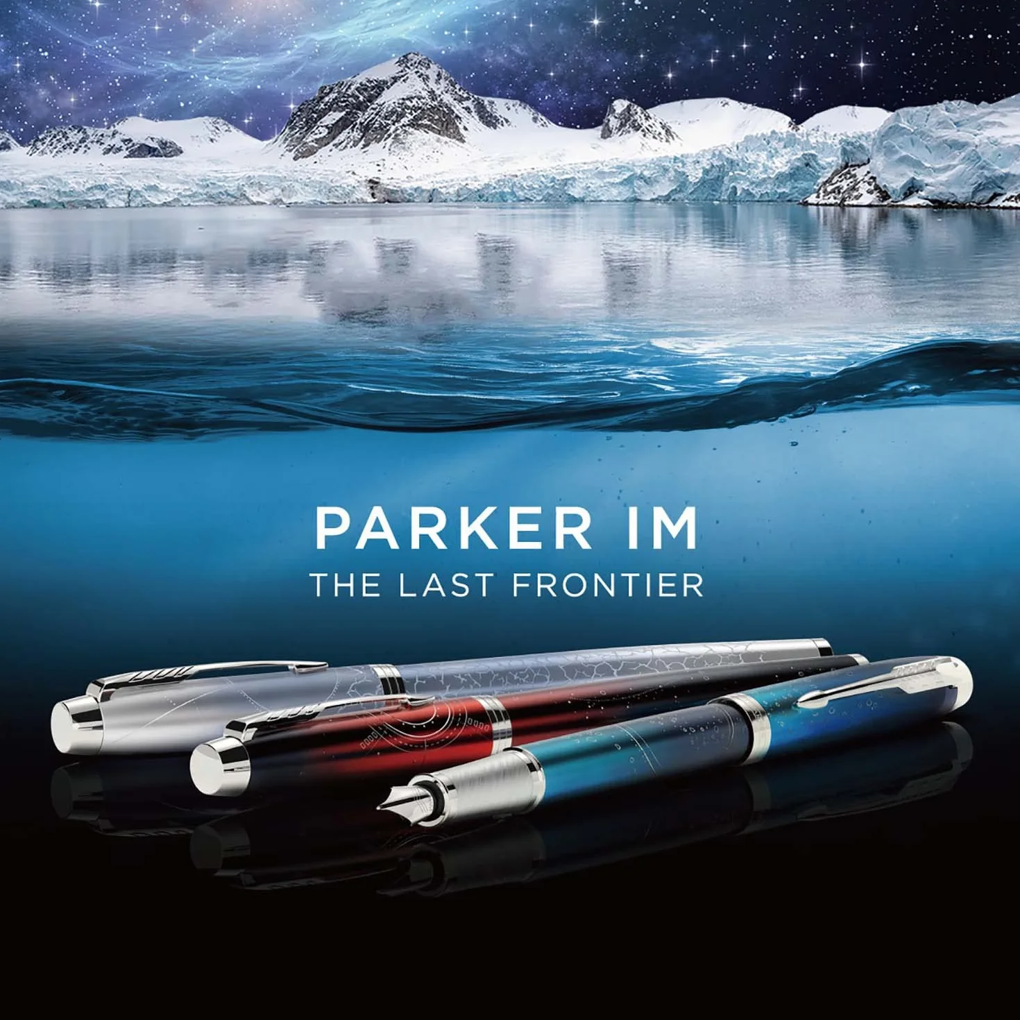 Parker Penna stilografica IM Premium Special Edition Submerge punta fine inchiostro nero custodia blu 1 unità