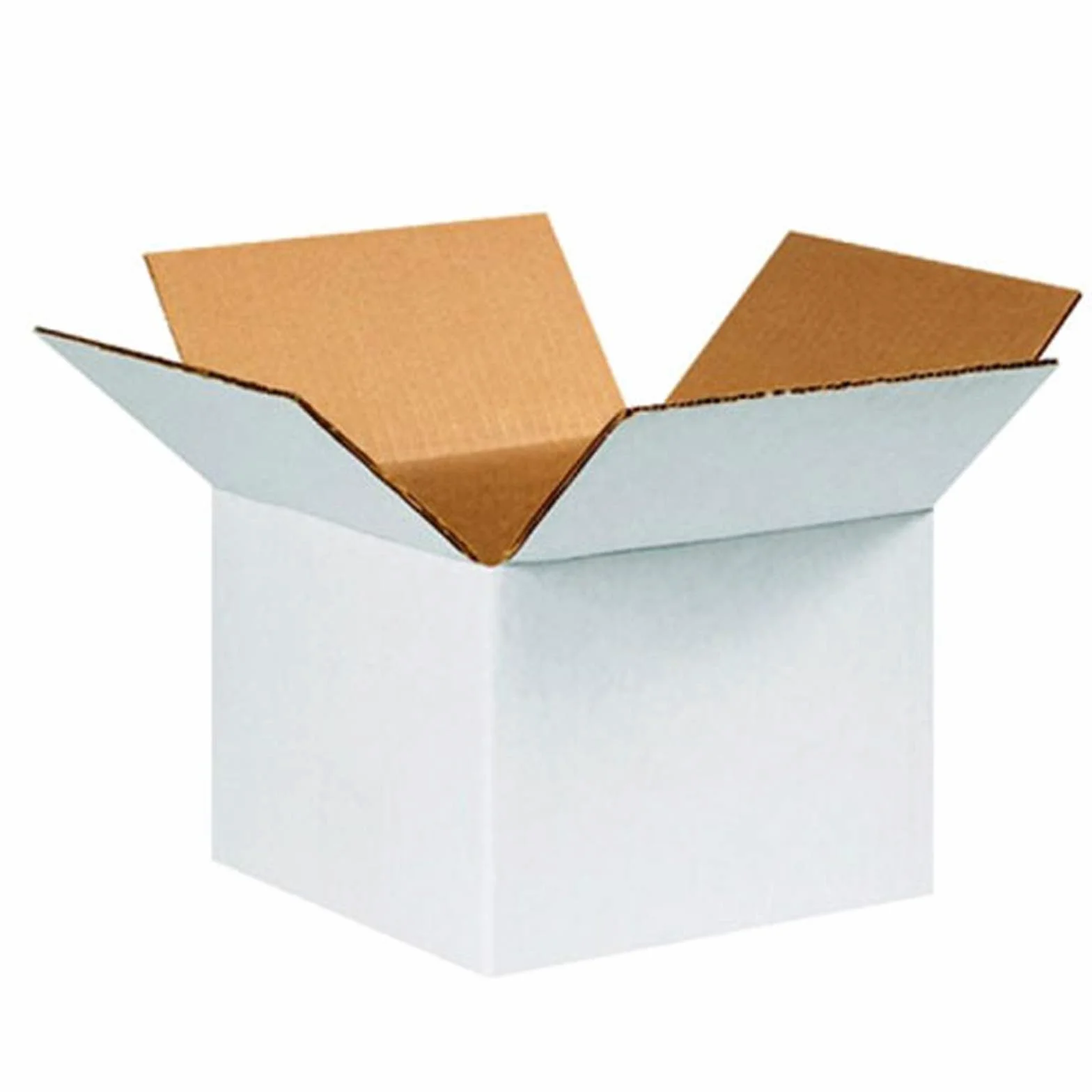 40 pezzi SCATOLE CARTONE DOPPIO STRATO ULTRA RESISTENTI 25x20x15cm BIANCHE