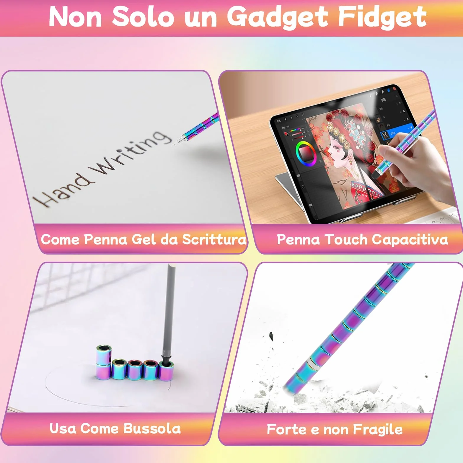 Penna Antistress Regali per Ragazza Adolescente Idee Regalo Creativo Compleanno San Valentino