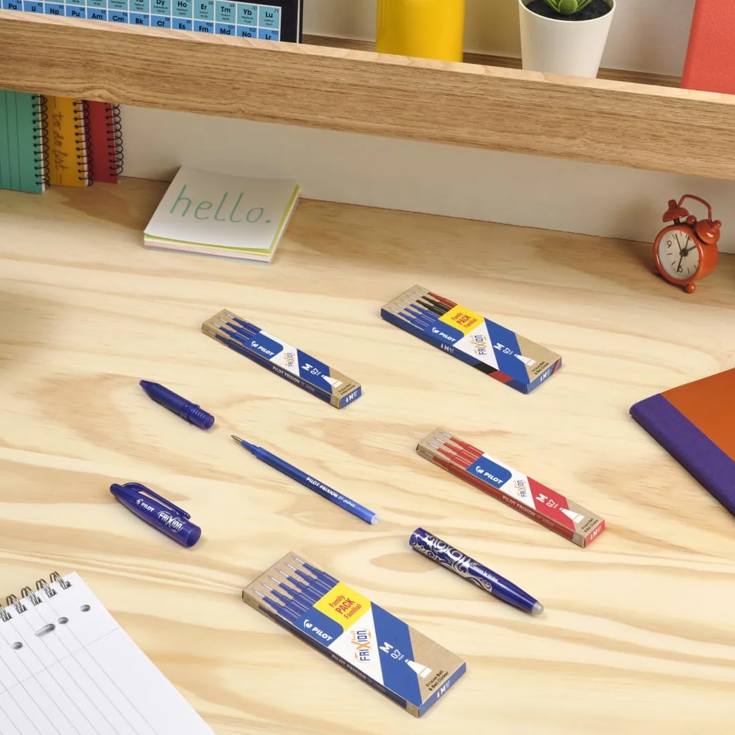 PILOT Frixion Ball Penna Cancellabile Termosensibile Blu Tratto Medio 5 Pezzi