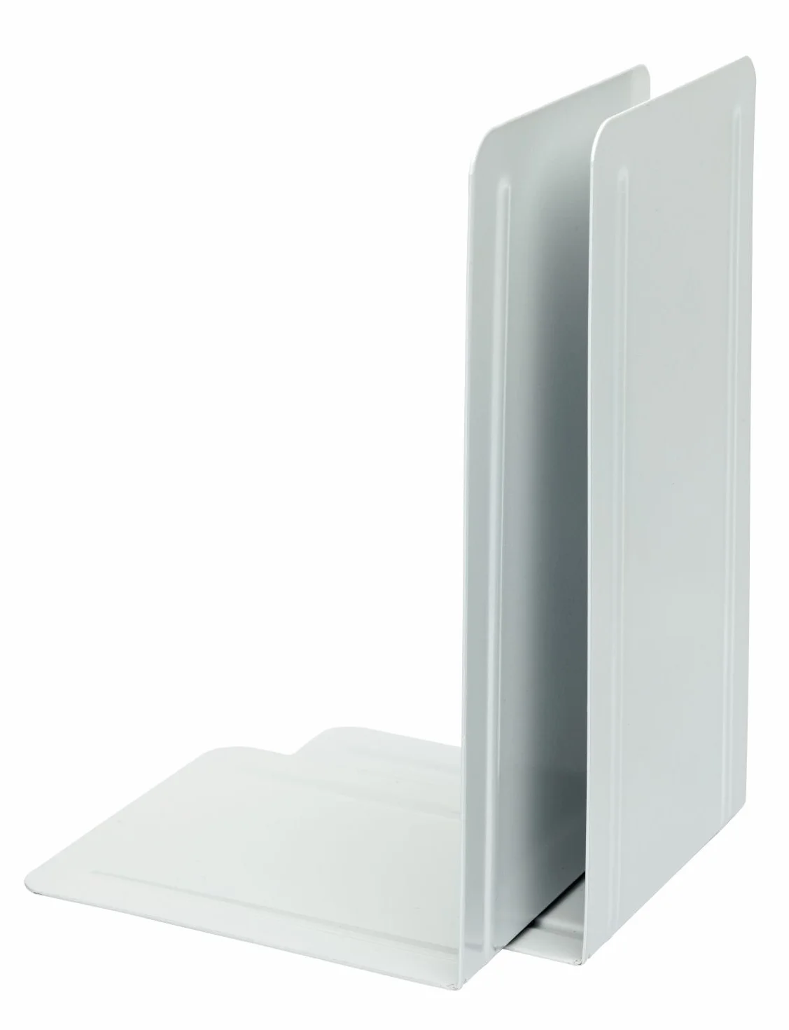 ALCO-Albert Fermalibri in metallo 1 coppia 130 x 240 x 140 mm bianco