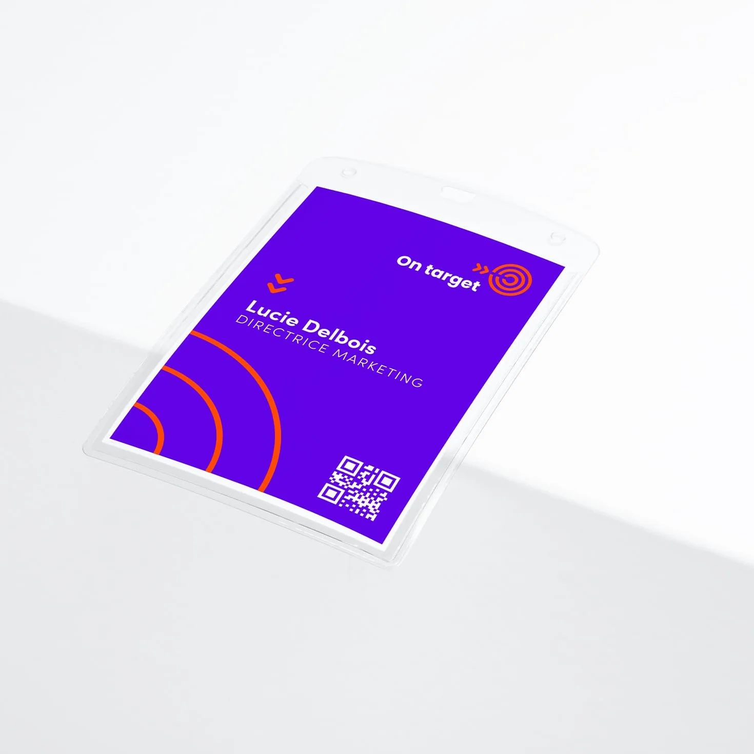 Avery Italia 4834XL 50 porta badge trasparenti A6, 52 inserti carta FSC® stampabili laser e inkjet