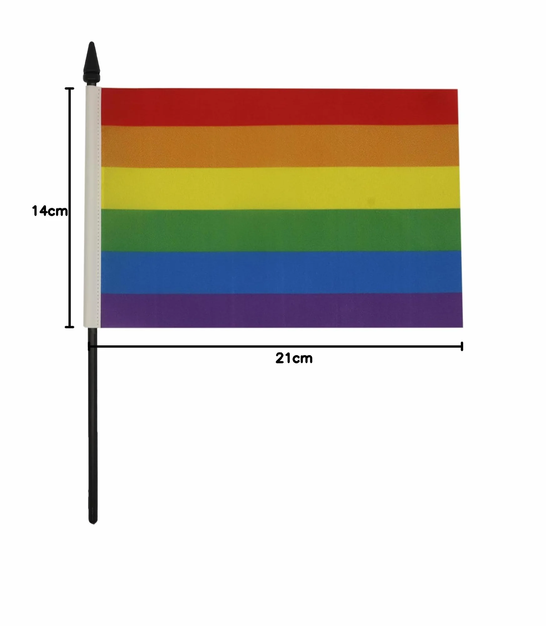 AZ FLAG Bandiera Da Tavolo Arcobaleno 21x14 cm Rainbow Flag Gay