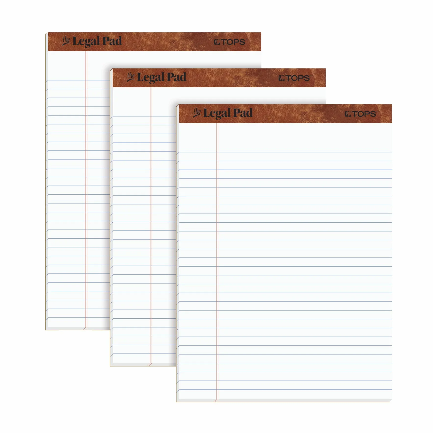 Legal Pad 50 fogli bianco 8.5 x 11.75