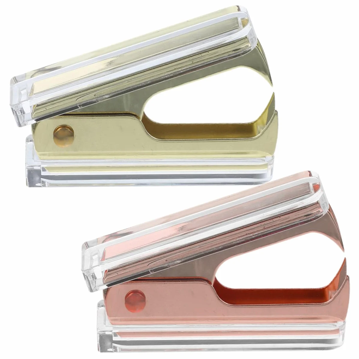 Gadpiparty 4 Set Levapunti Attrezzo Mini Ufficio Dispositivi Di Rimozione Della Cucitrice Portatile Utile Estrattore Di Punti Metallici Alzachiodi Portatile Metallo 2 Pezzi * 4