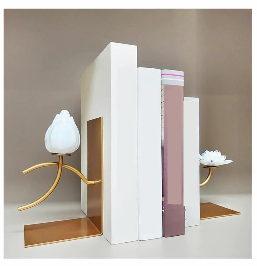 Reggi Libri, Fermalibri Reggilibri In Metallo, Per Impieghi Gravosi In Loto In Ceramica, Su Scaffali, Decorazioni Per Ufficio Ufficio Casa Scrivania