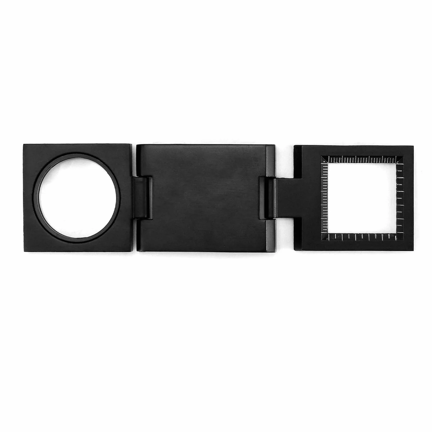 QWORK lente d'ingrandimento portatile pieghevole 10x con scala per ispezioni gioielli tessili