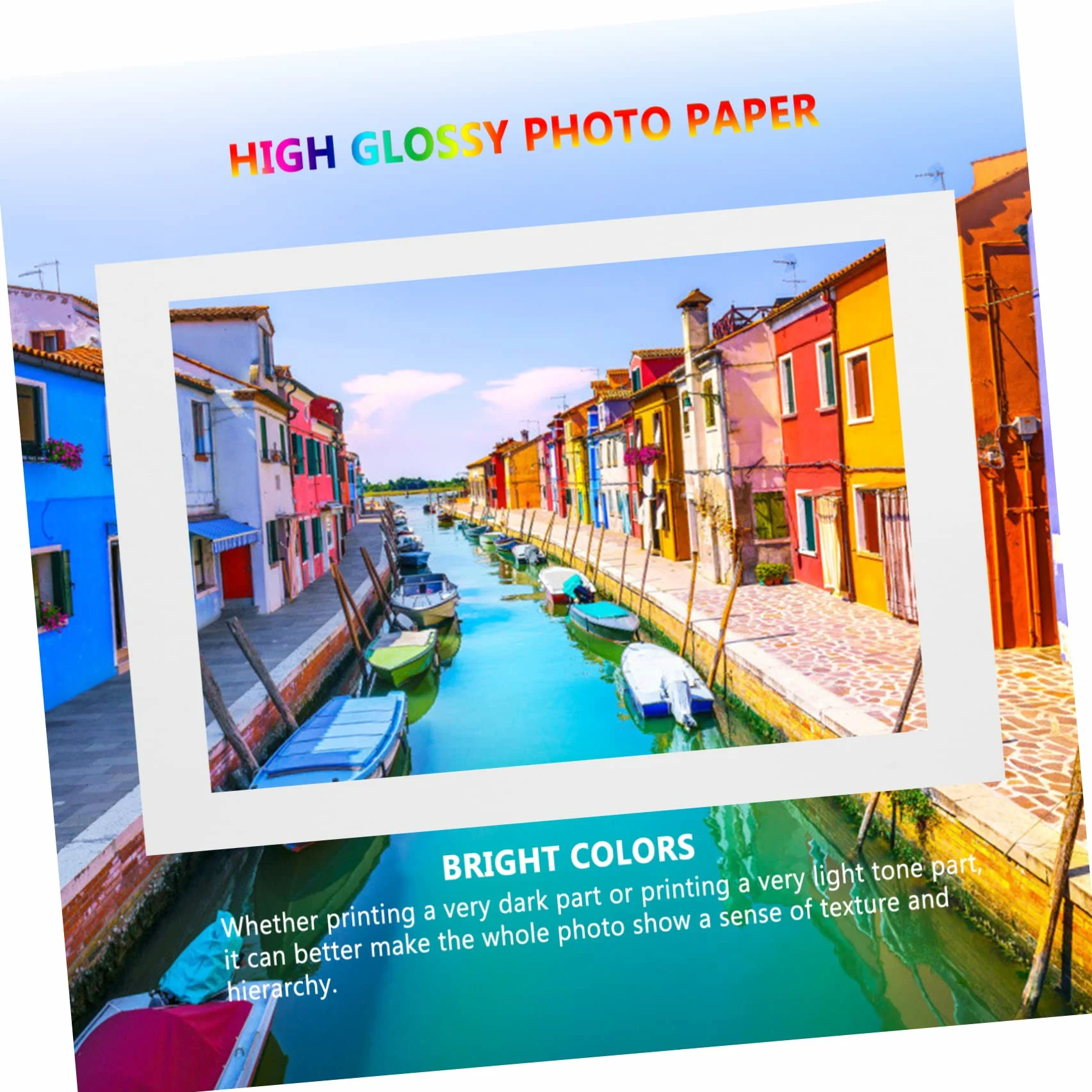 120pezzi Carta Fotografica Lucida Resistente All Acqua Per Stampanti Inchiostro