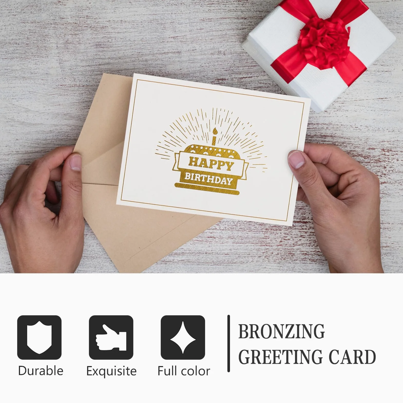 COHEALI 300 Pezzi 60 Biglietti di Auguri di Compleanno Stampa a Caldo, Carta Liscia e Inodore, Set Multi-Design Colorato per Festa, Insegnanti e Celebrazioni Familiari, Forniture per