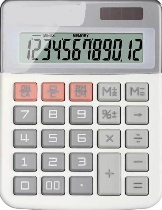 calcolatrice, Calcolatrice portatile e durevole for ufficio finanziario aziendale da tavolo for