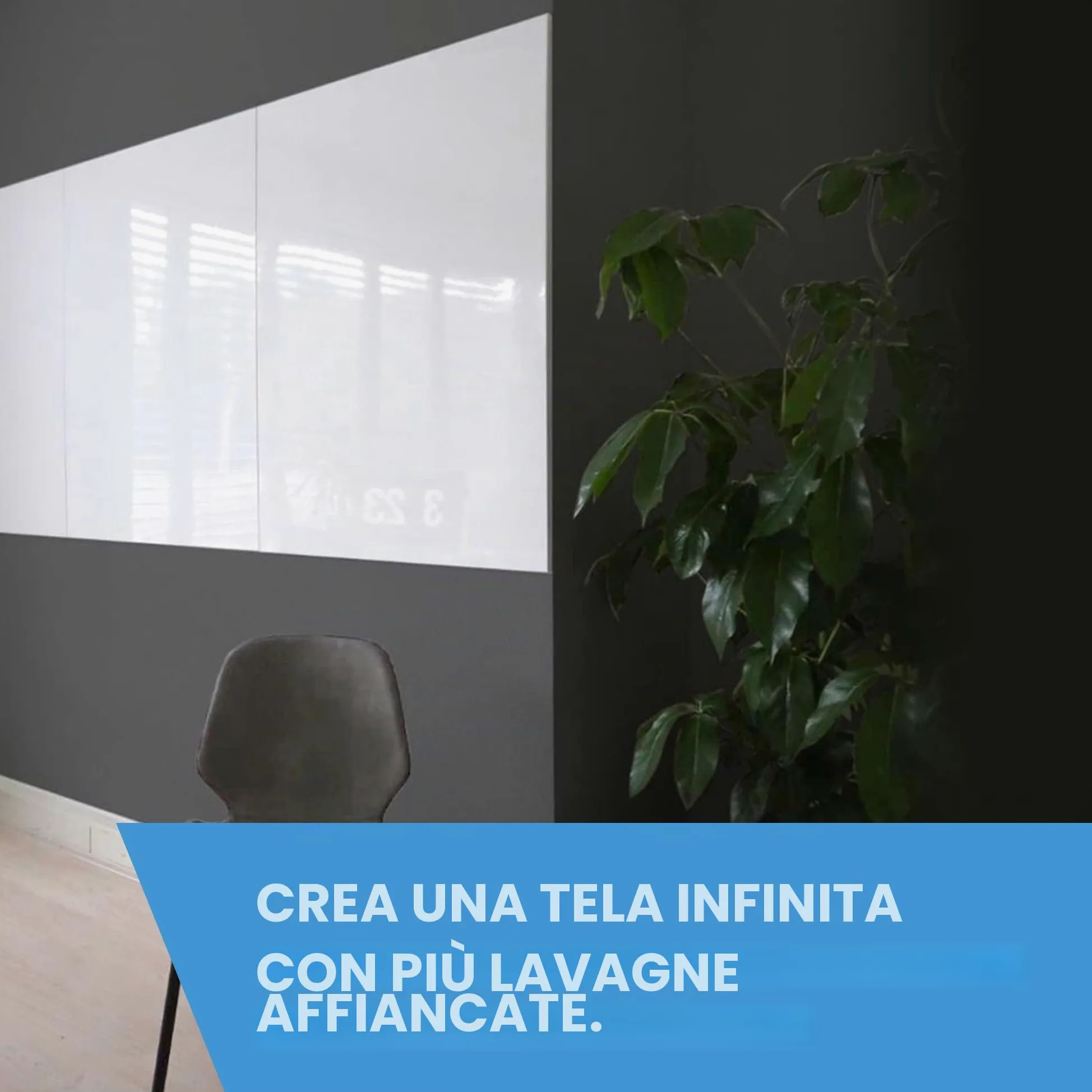 Vivol Lavagna magnetica senza cornice | Lavagna magnetica senza ripiano per matite | Lavagna magnetica da parete | 8 misure Magnetica cancellabile (90 x 120, Bianco)