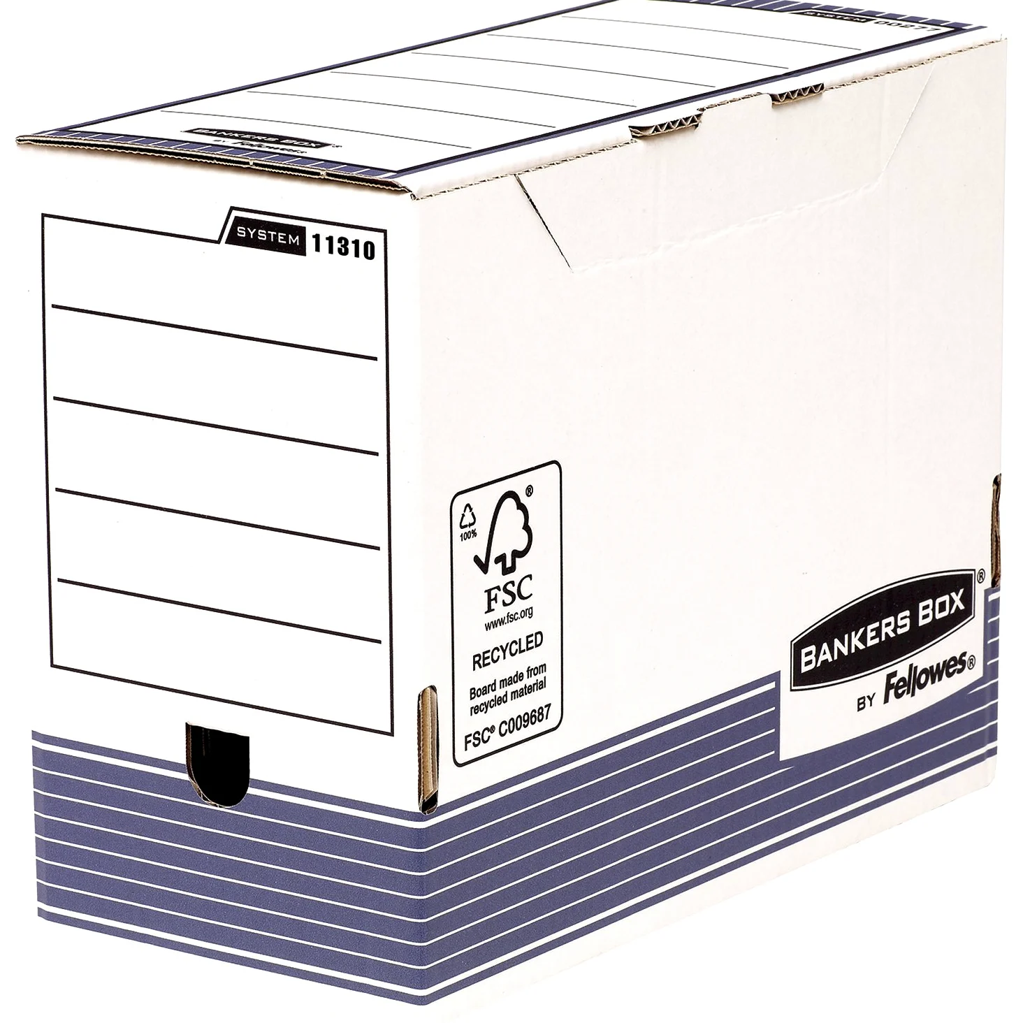 Bankers Box 1131002 Scatola Archivio A4+ System, Dorso 150 mm, FSC, Confezione da 10 Pezzi