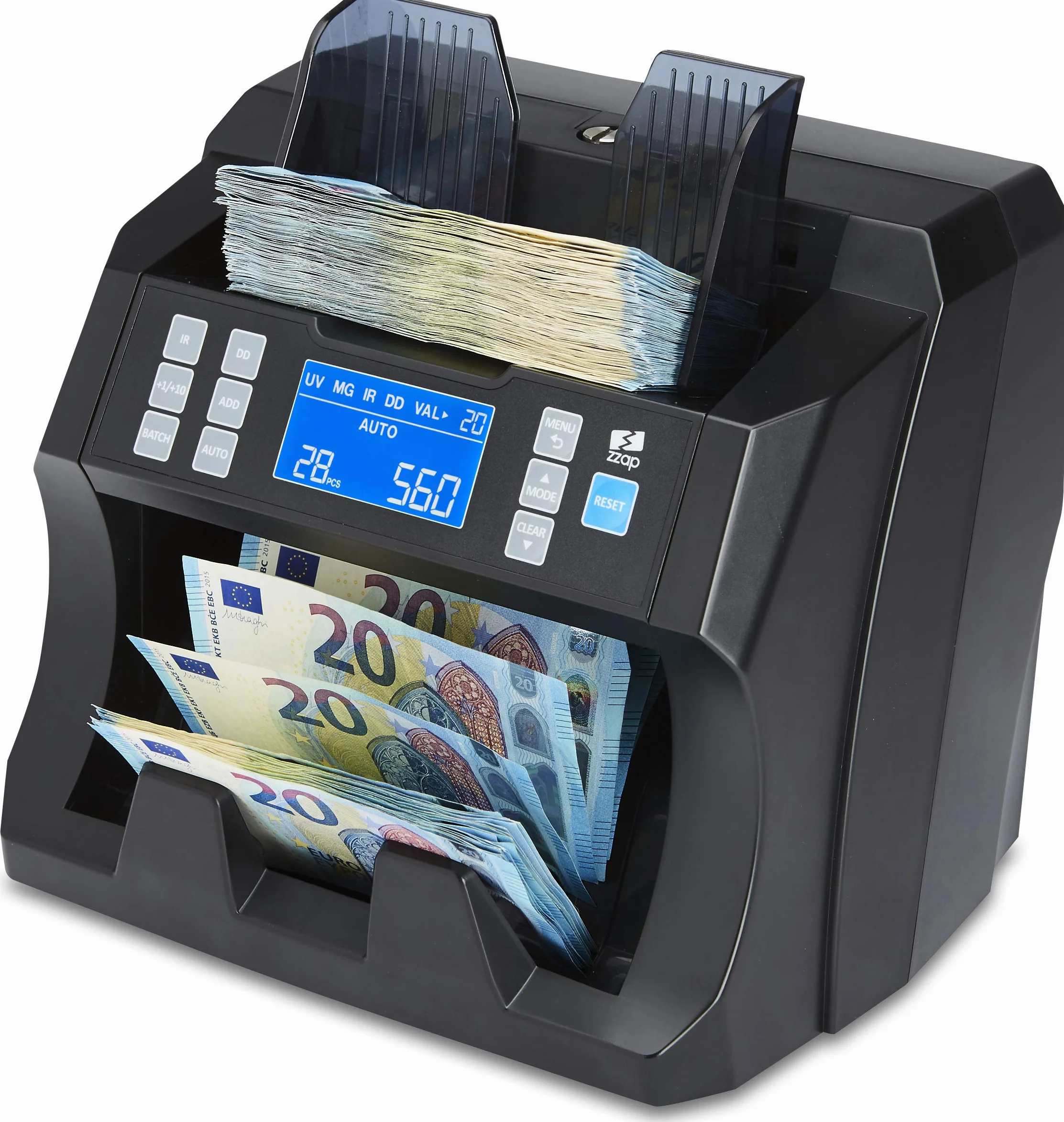 ZZap NC25 Contabanconote e Verificatore di Banconote False - Macchina Conta Contanti