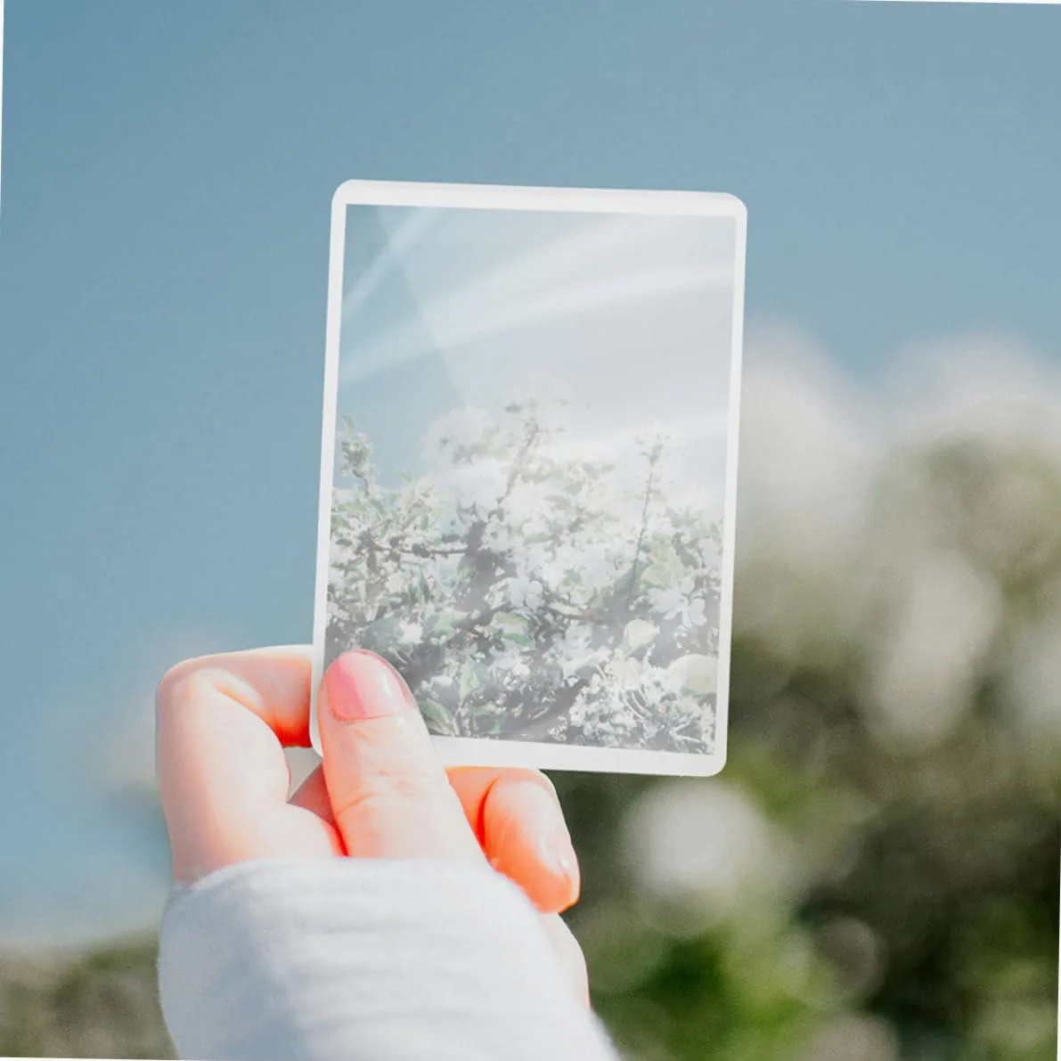 NUOBESTY 200fogli Trasparenti Adesivi per Plastificazione Pellicola Laminante Trasparente per Plastificazione Fotografica Materiale e Resistente allo Sbiadimento per File Immagini