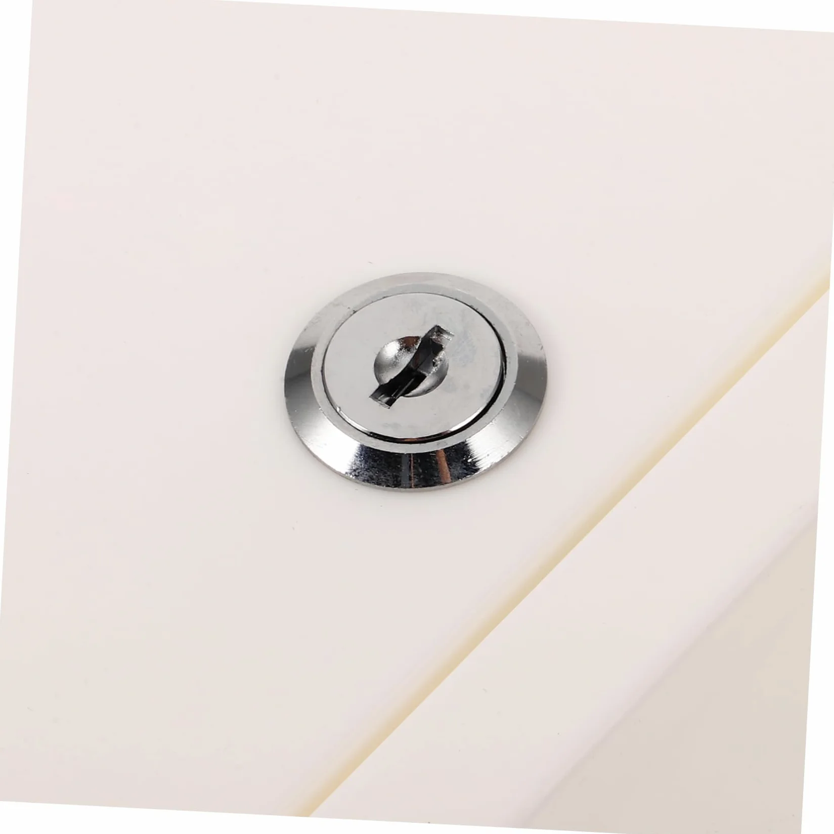 Uonlytech Scatola di Sicurezza con Serratura e 2 Chiavi in Plastica Pp Bianco per Organizzare Piccoli Oggetti con Protezione della Privacy per Camera Dormitorio o Ufficio