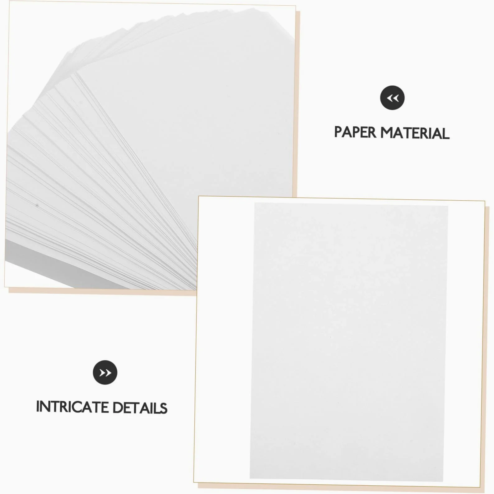 500fogli Carta Per Stampante Spessi Carta Da Stampa Multiuso Per Bricolage e Scrapbooking