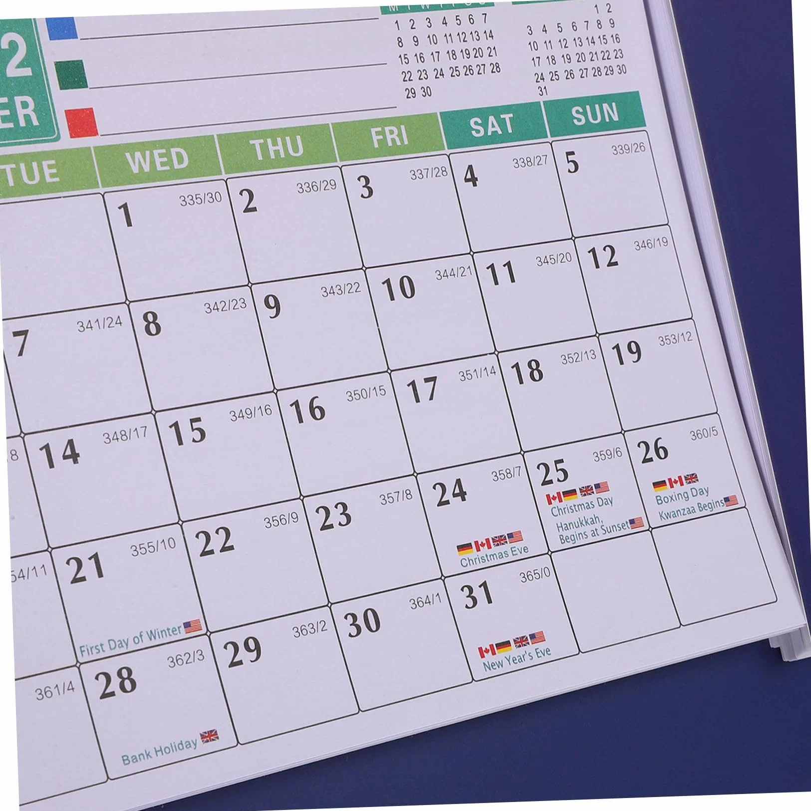 2pezzi Da Tavolo Mensile Planner Di Pianificazione Giornaliera Flipstyle Da Tavolo Per Scrivania Studio