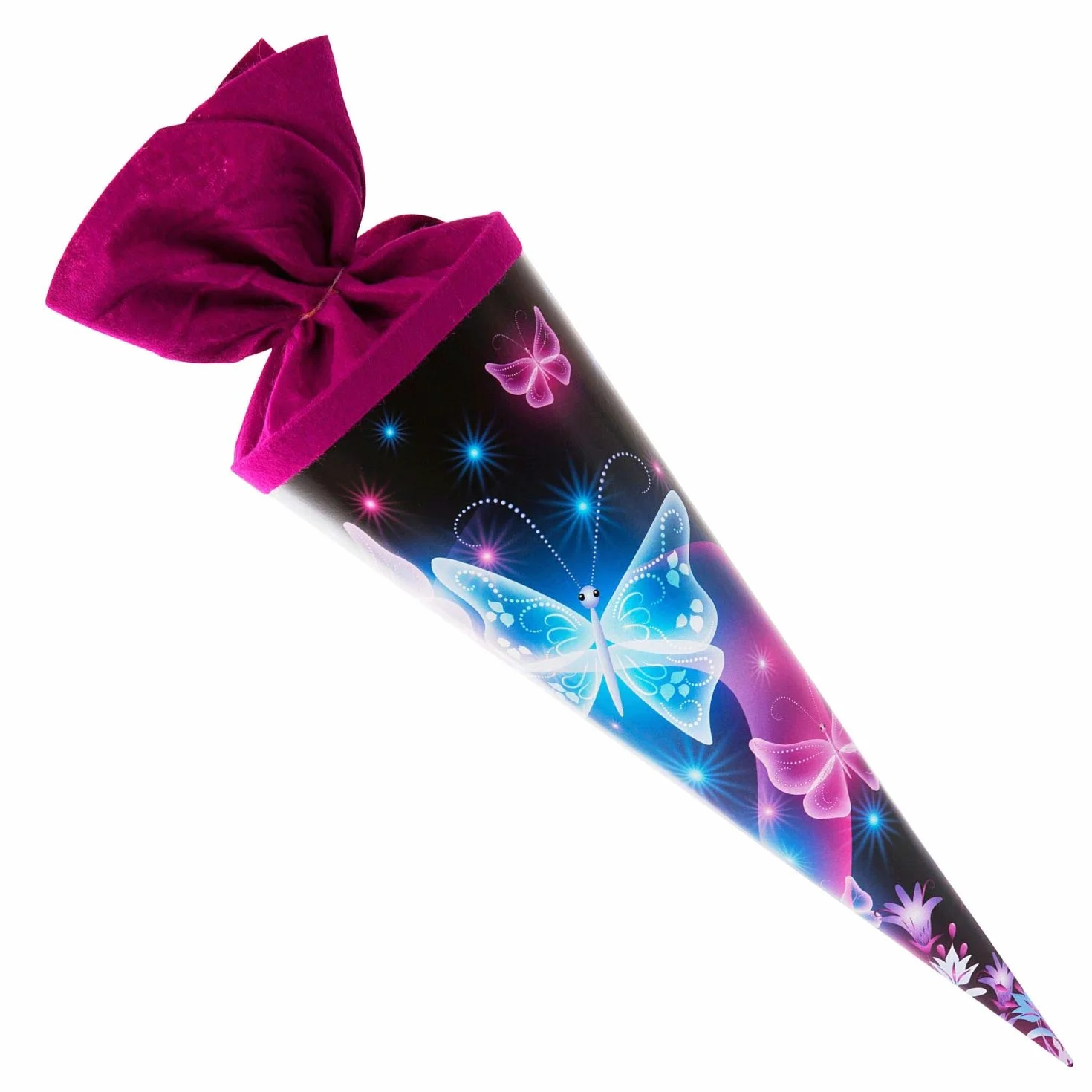 Goldbuch Sacchetto per la Scuola di Fratello con Farfalle e Zucchero 35 cm Cartone Laccato Confezione Regalo Multicolore