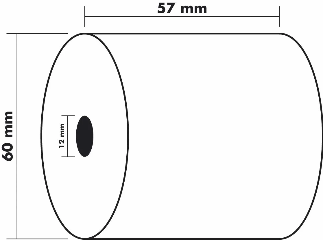 Bobines offset blanc 64g/m² 57x60x12x44-1 pli