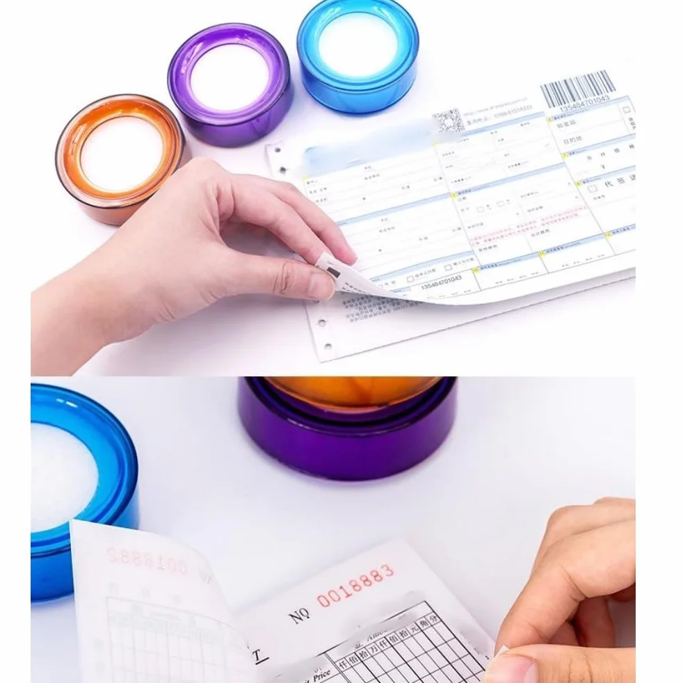Plastica Spugna Dito Bagnato Denaro Cassiere Finger Sponge Damper 5 Pz Umidificatore A Dita Tamponi Spugna