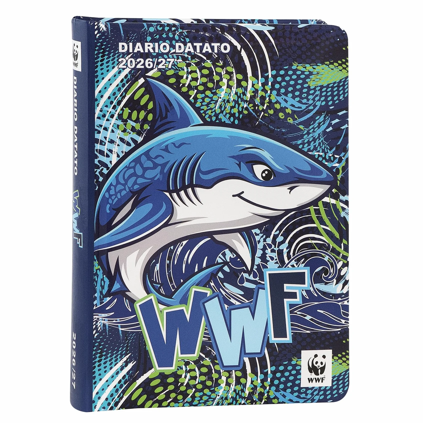 WWF Diario Scuola 2026-2027 Ufficiale, Diario Scolastico Copertina Rigida 352 Pagine 13 x 17,8 cm