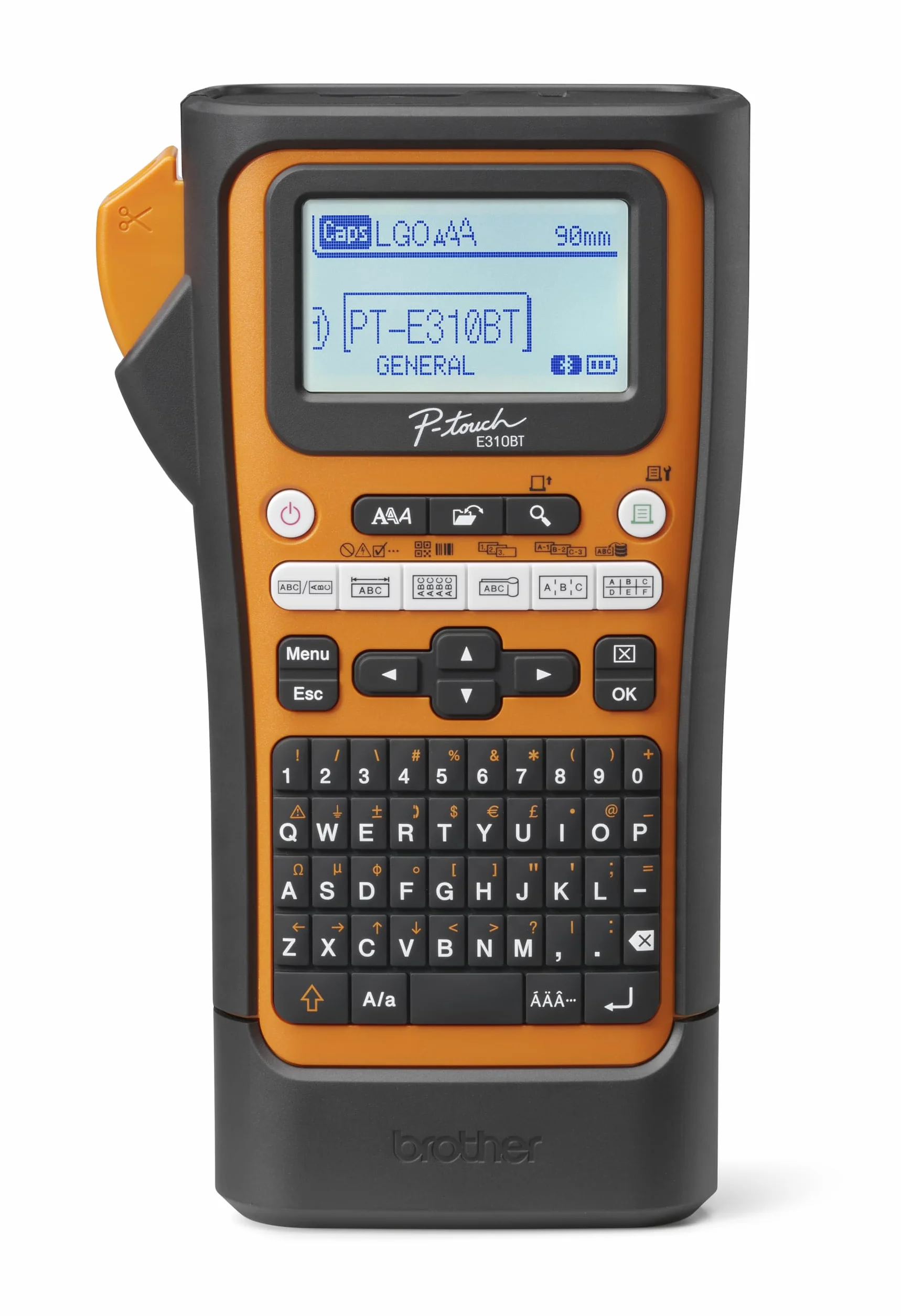 Brother PT-E310BTVP Etichettatrice Palmare Professionale Tastiera QWERTY Display LCD Nastri TZE 18 mm Valigetta Alimentatore